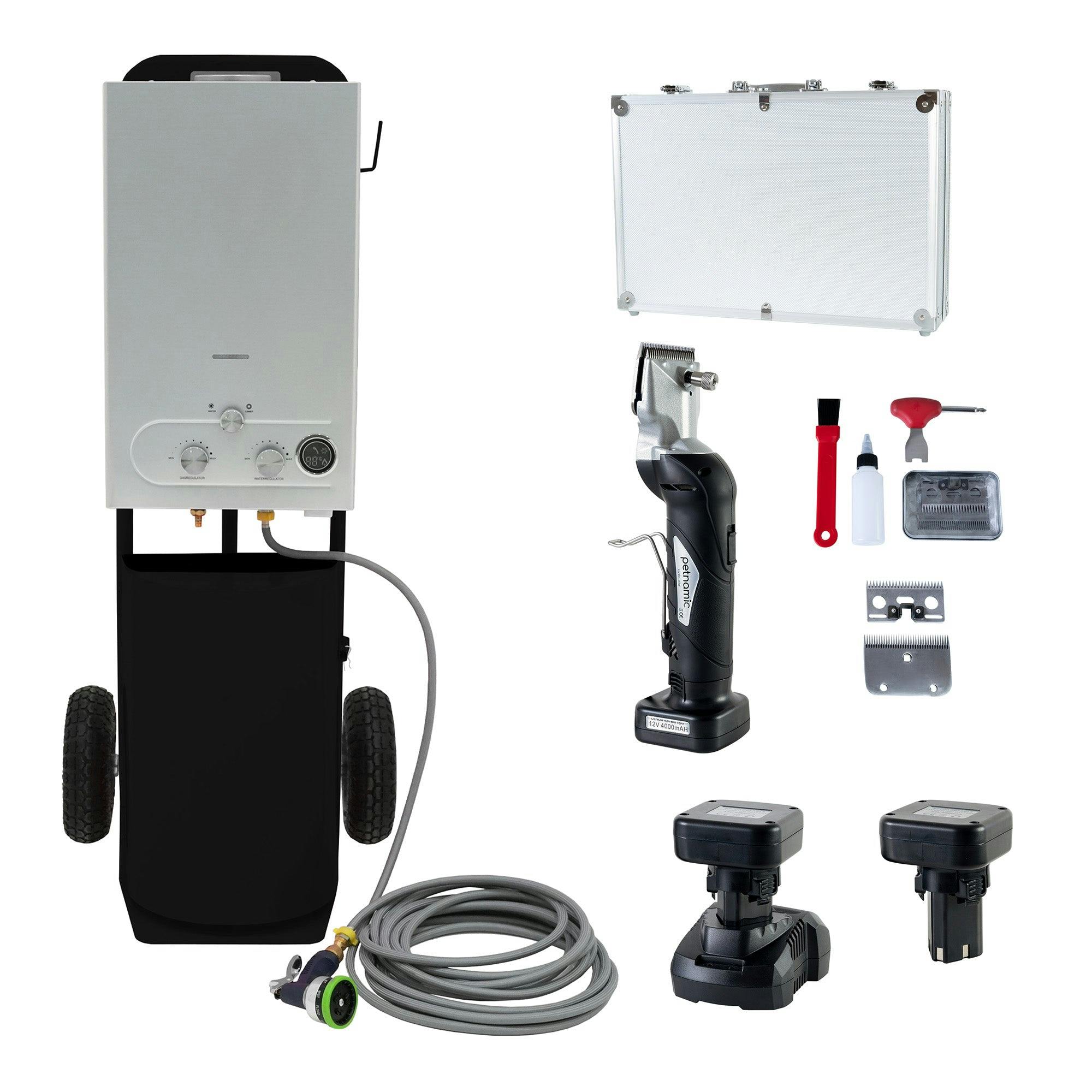 Monstershop Black Horse Shower & Cordless Clippers –