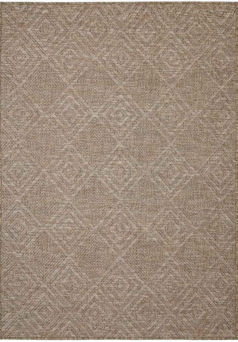 Rackhams Brown Summer Diamonds Culture Rug – Indoor/Outdoor - 120X170 Cm