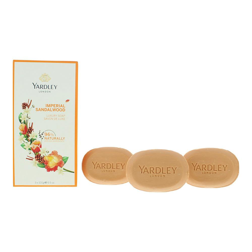 Imperial Sandalwood Yardley 3 Piece Gift Set: Soap 3 X 100G