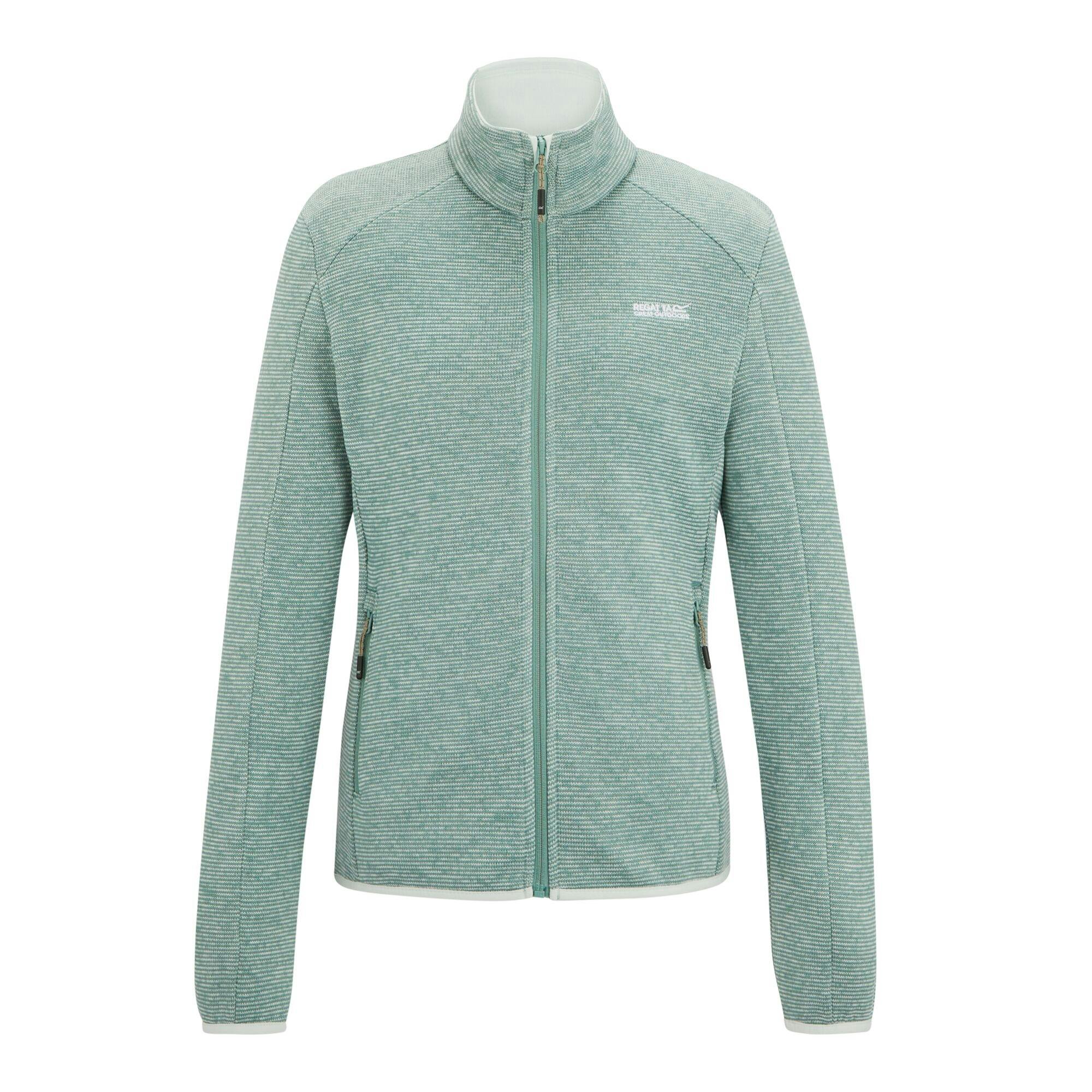 Regatta Women's Newhill Full Zip Fleece Jacket - Ivy Moss - 16 Uk - Ivy Moss - 70% Polyester/30% Recycled Polyester