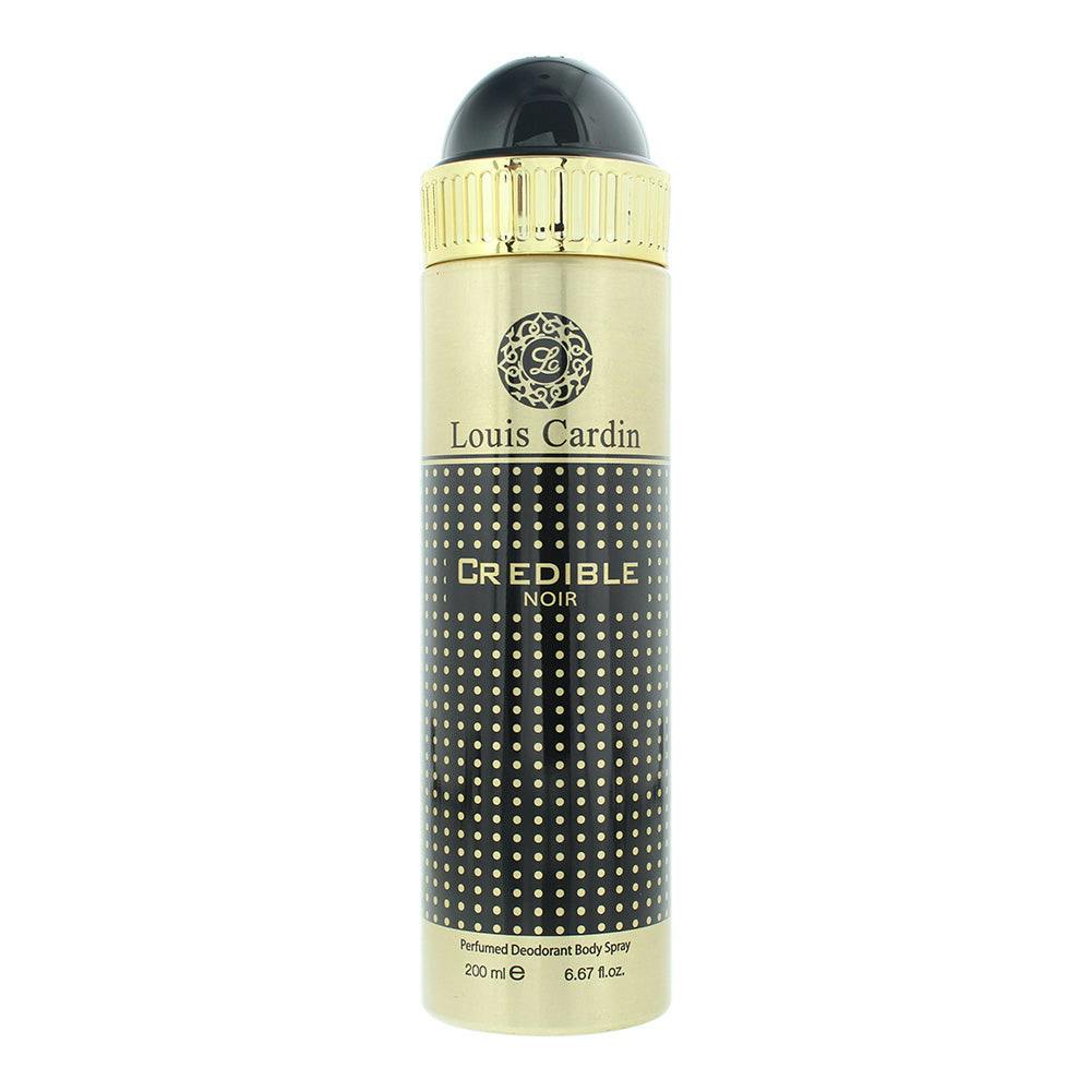 Louis Cardin Credible Noir Perfumed Deodorant Body Spray 200ml - Image 7