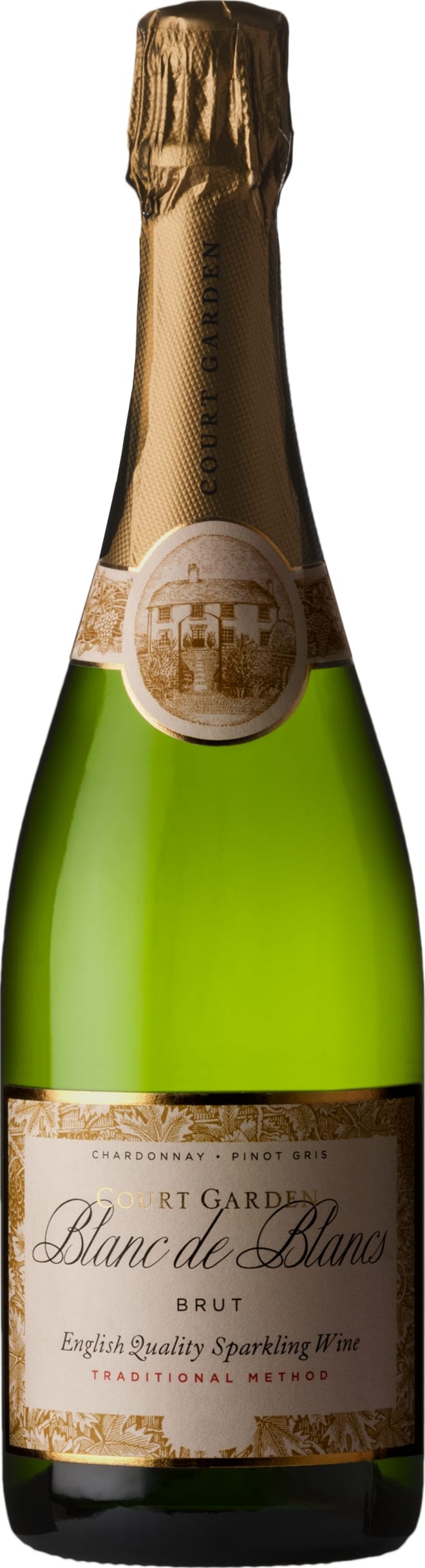 Various Wine Green Court Garden Blanc De Blancs 2018 75Cl - Pack Of 6
