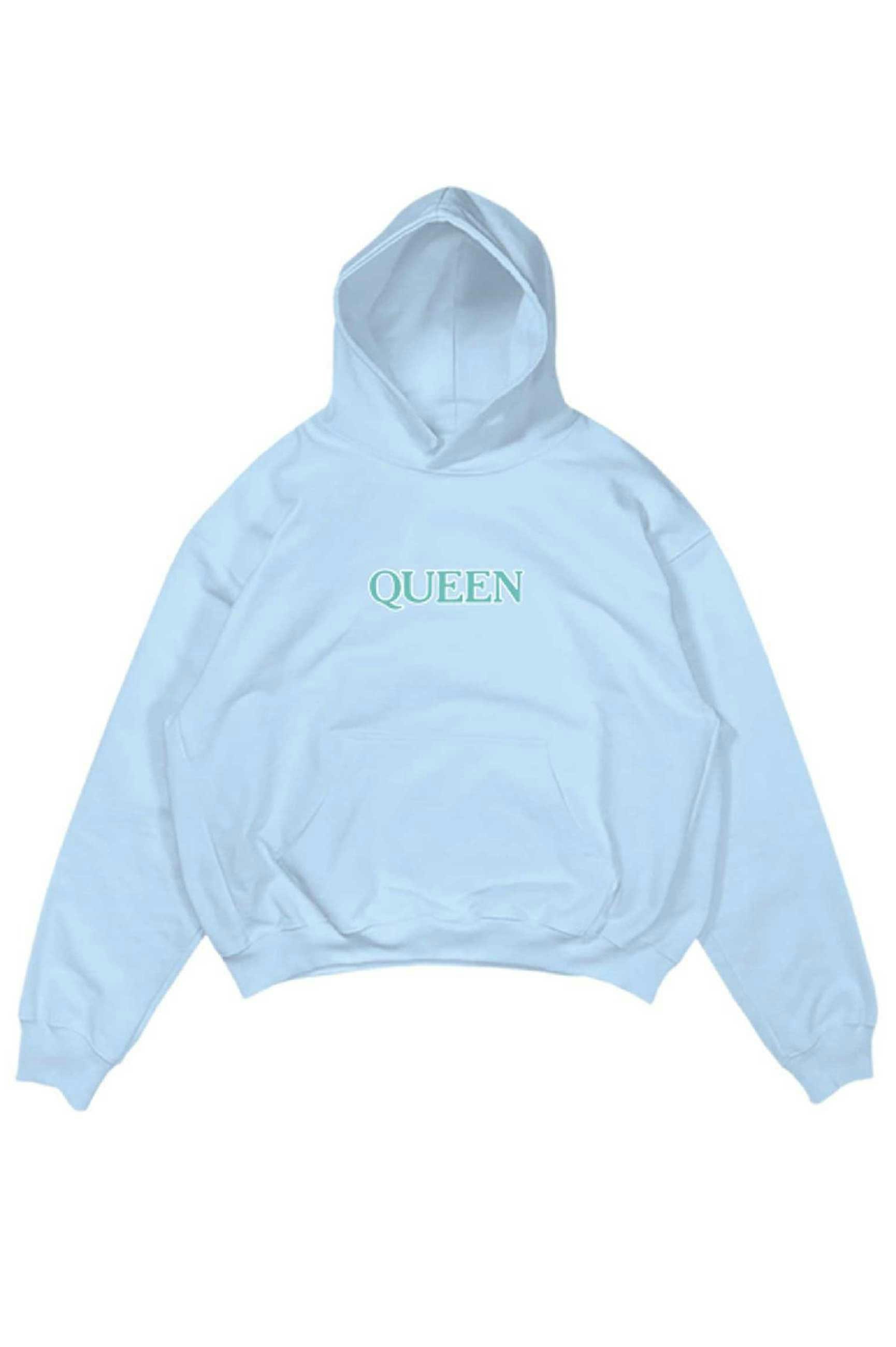 Paradiso Clothing Unisex Light/Blue Queen Radio Ga Ga Hoodie - S