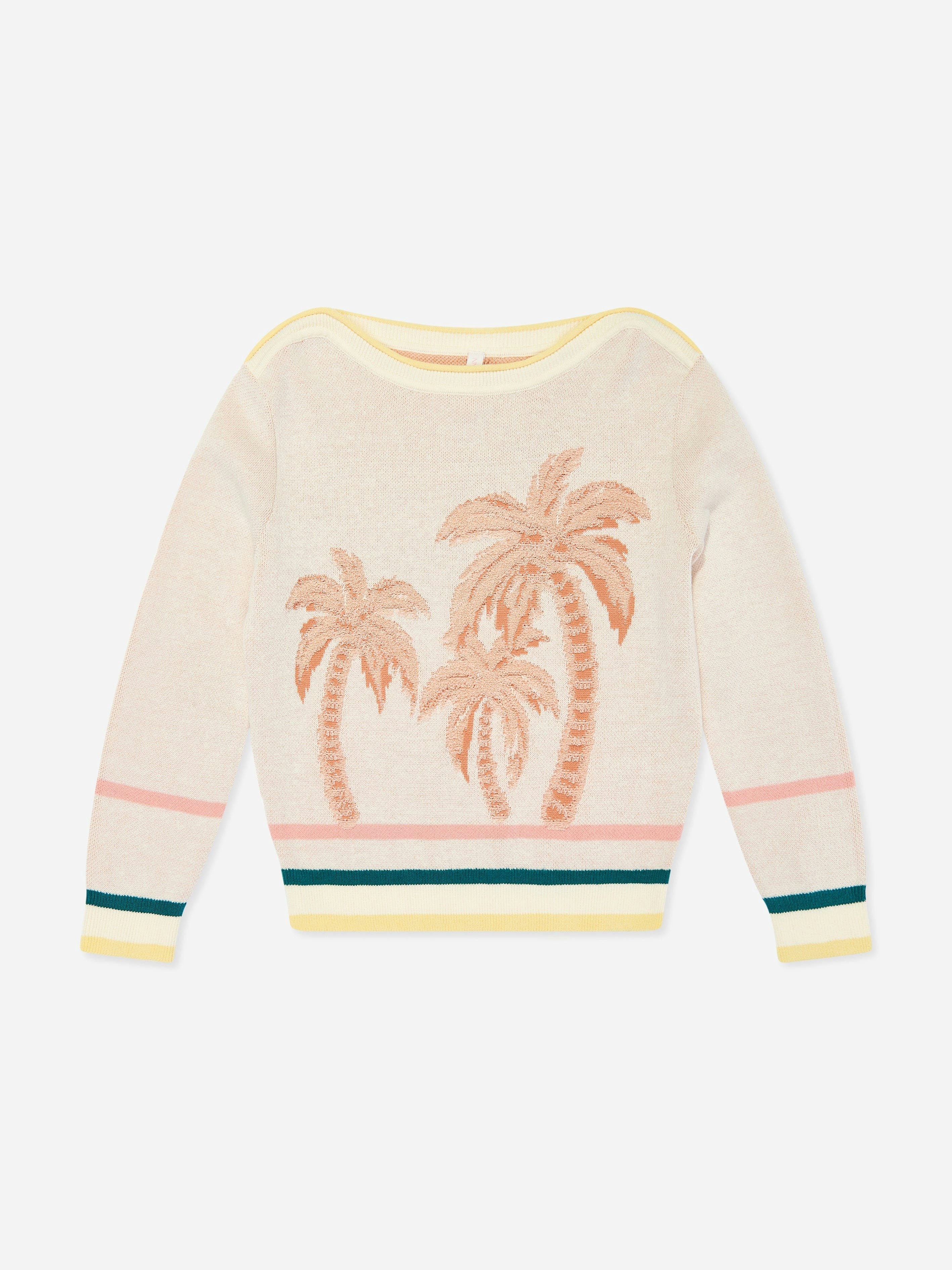 Zimmermann Girls Ottie Jacquard Sweater In Multicolour - Multicoloured - 4 Yrs