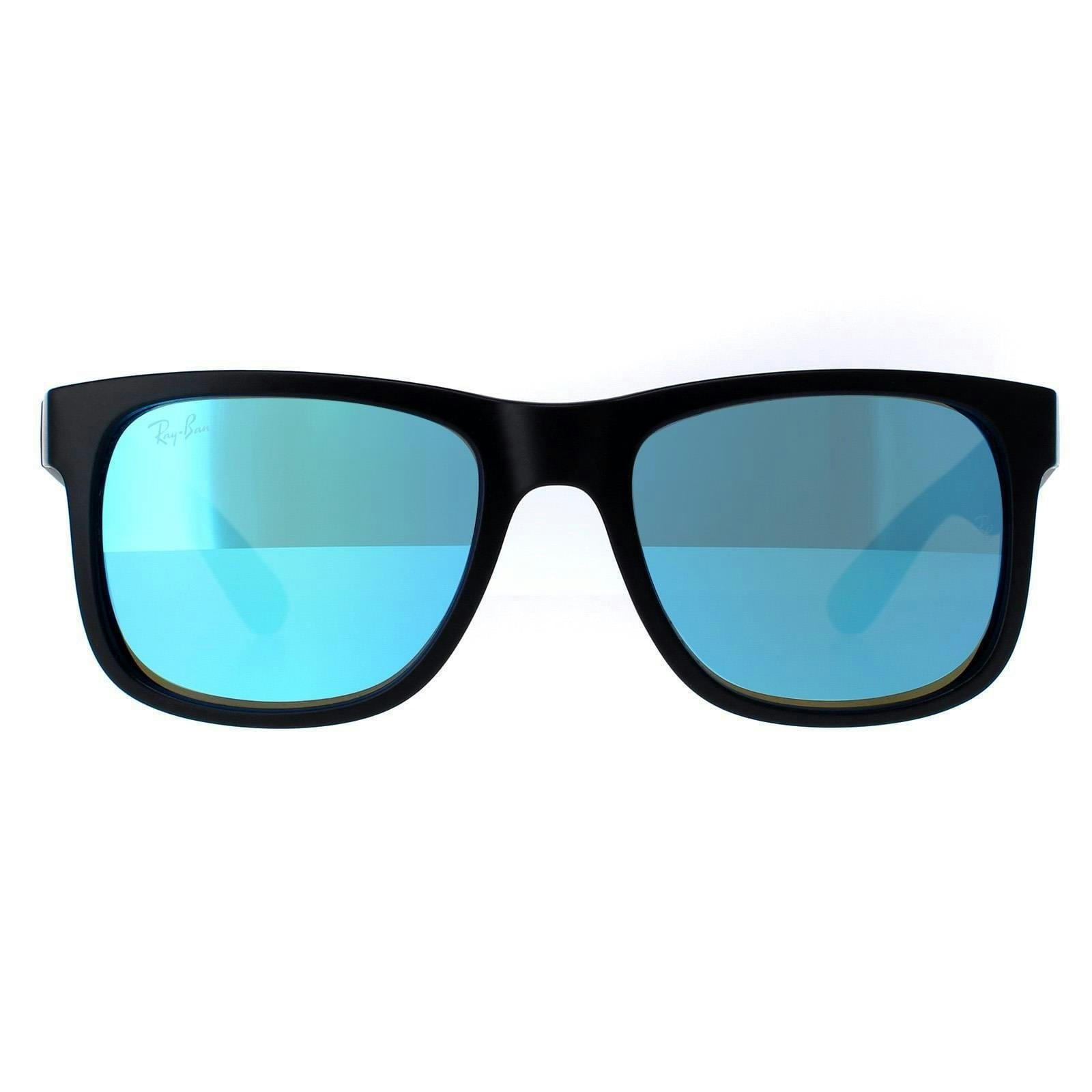 Rayban Black Justin Sunglasses "Rubber " Rb4165-622-55_51" - Image 10
