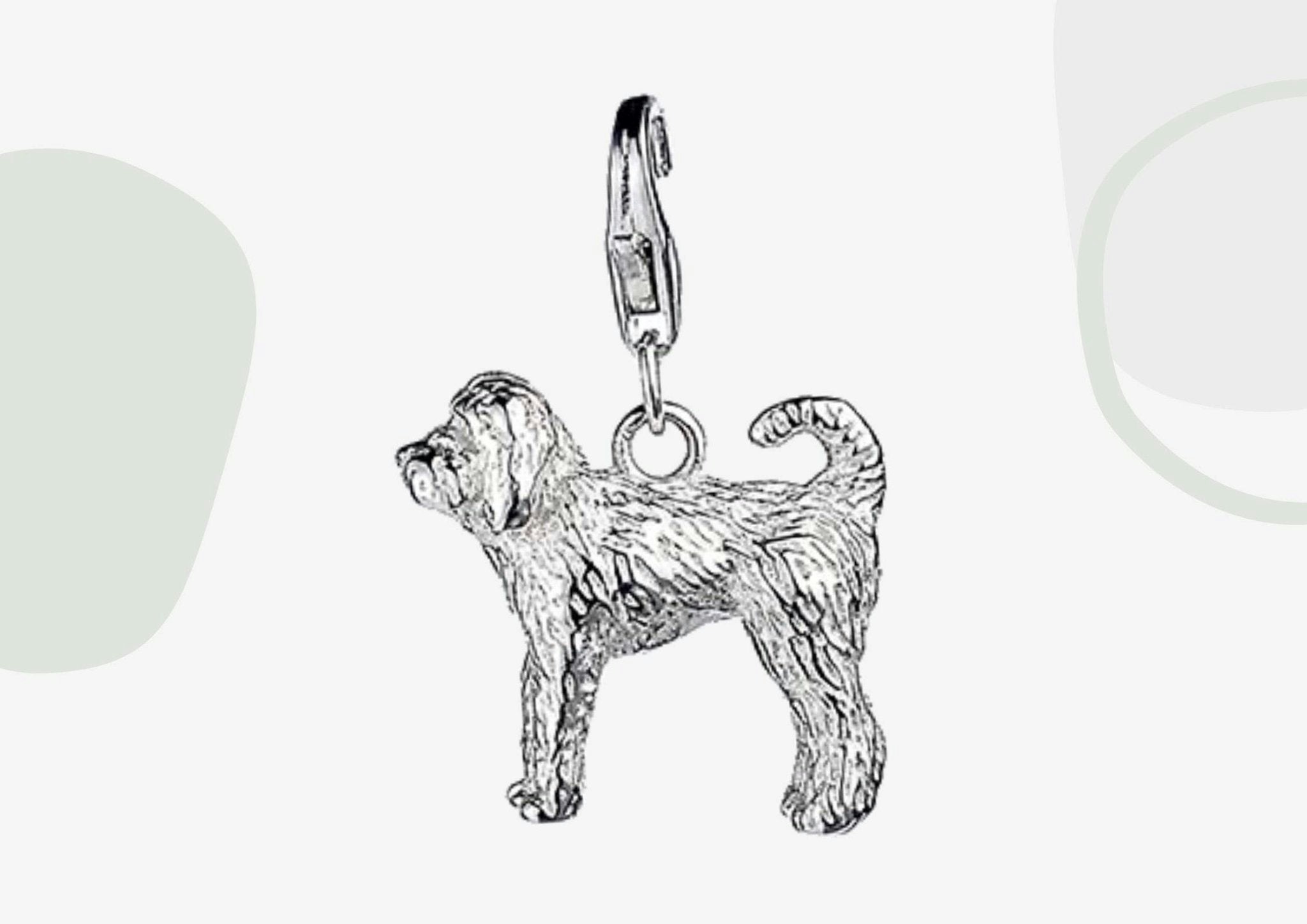Mylee London Silver Labradoodle Charm - No - Clip On Charm
