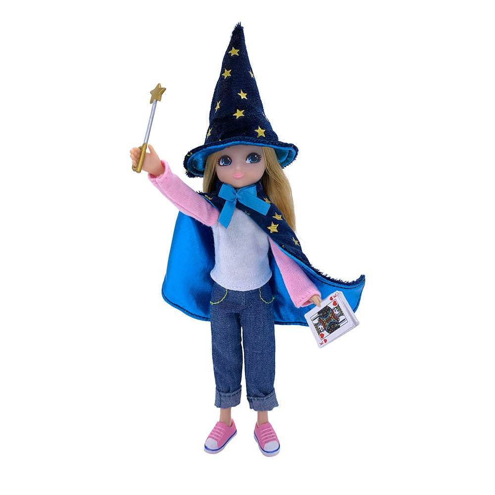 Lottie Doll Girls Pink/Gold Lottie Dolls Magician Costume And Accessories Size 3
