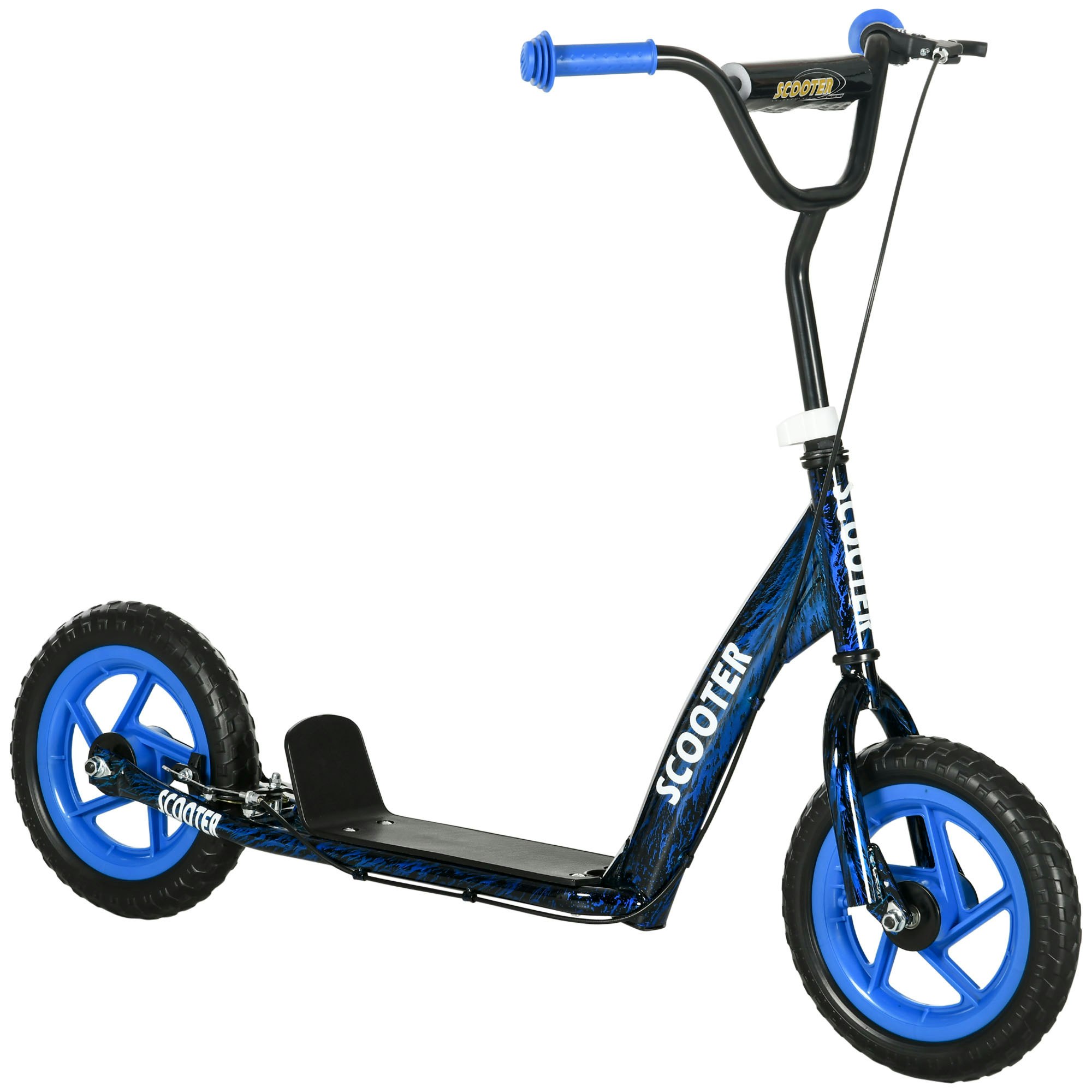 Aiyaplay Blue Kids Scooter With Adjustable Handlebar, Kick Scooter - Kids Scooter 118L X Size 52W X 80-88H Cm