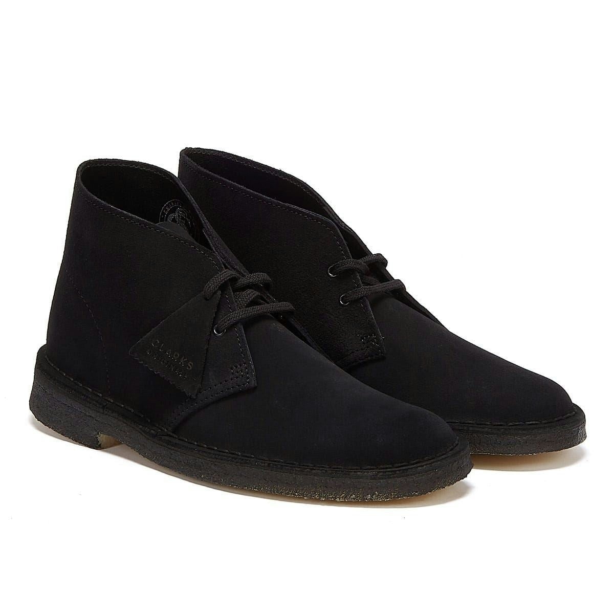 Clarks Men's Black Originals 26155480 Desert Boots Suede - Uk 11 / Eu 46 / Us 12