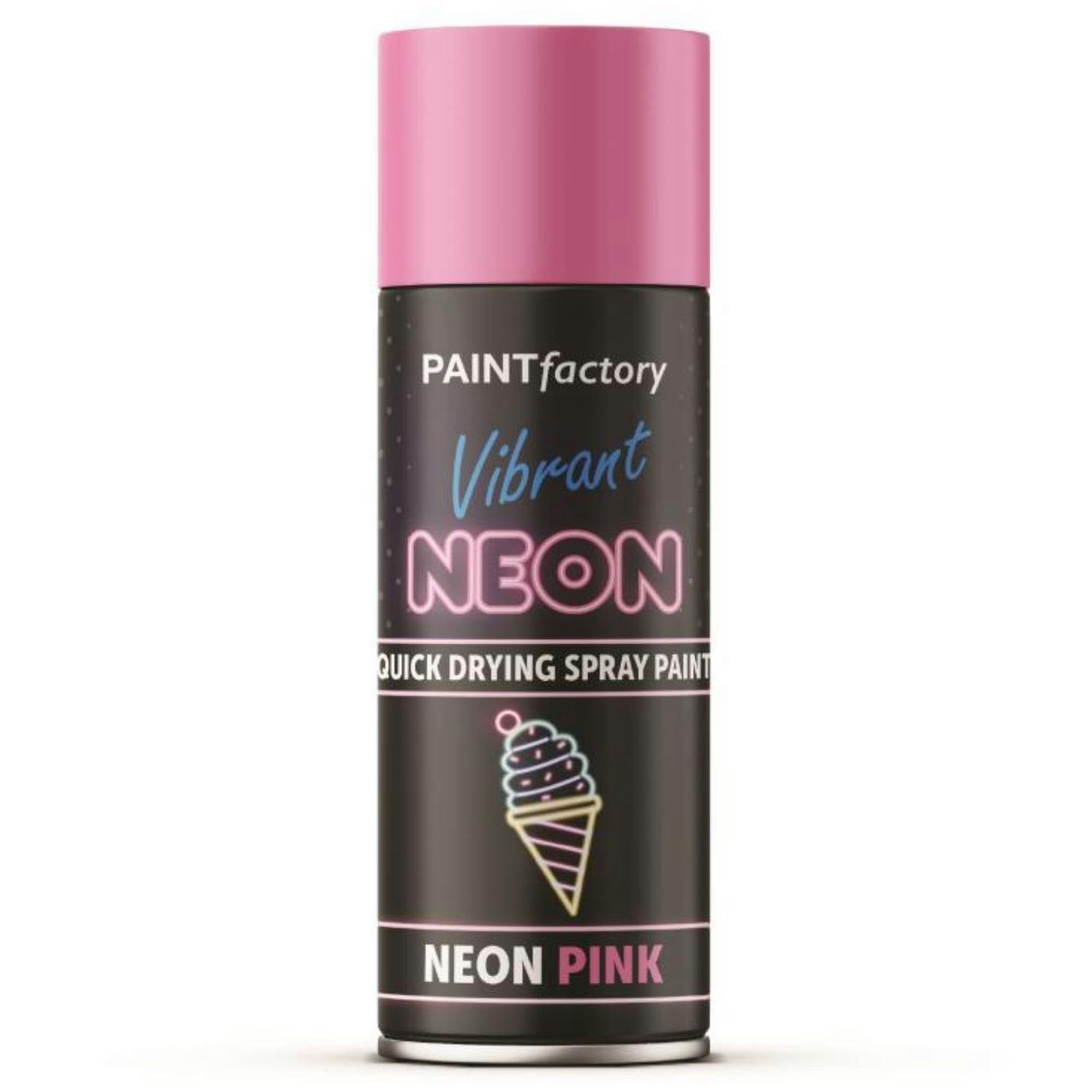 Rackhams Pink 4X Fluorescent Neon Spray Paint 200Ml - Image 12