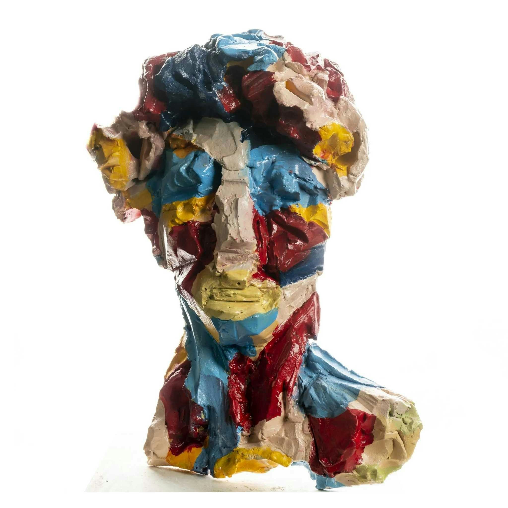 Rackhams Abstract David Wall Art - Plaster - 40 X 29 X 12 Cm