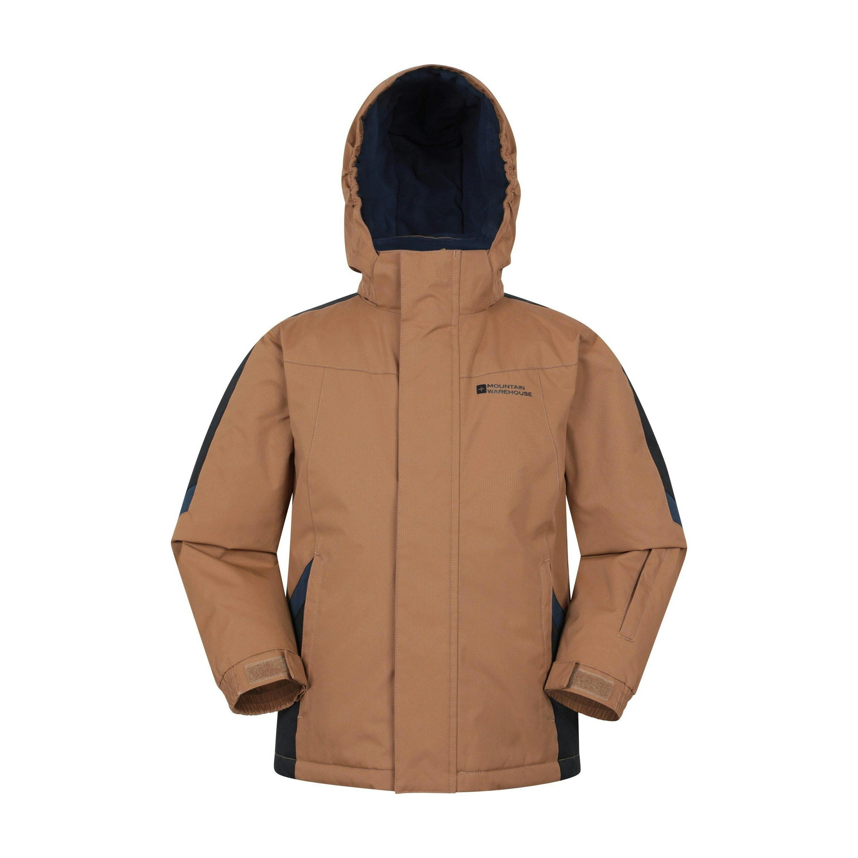 Mountain Warehouse Kids Raptor Snow Ski Jacket - Tan - 13 Years - Tan - 100% Polyester