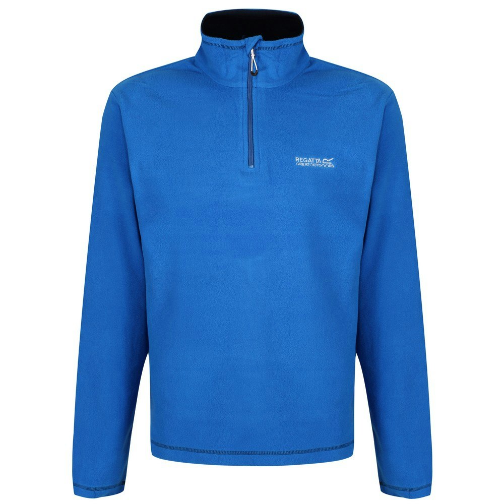 Regatta Men's Blue Great Outdoors Thompson Half Zip Fleece Top - Oxford - Oxford - 4XL
