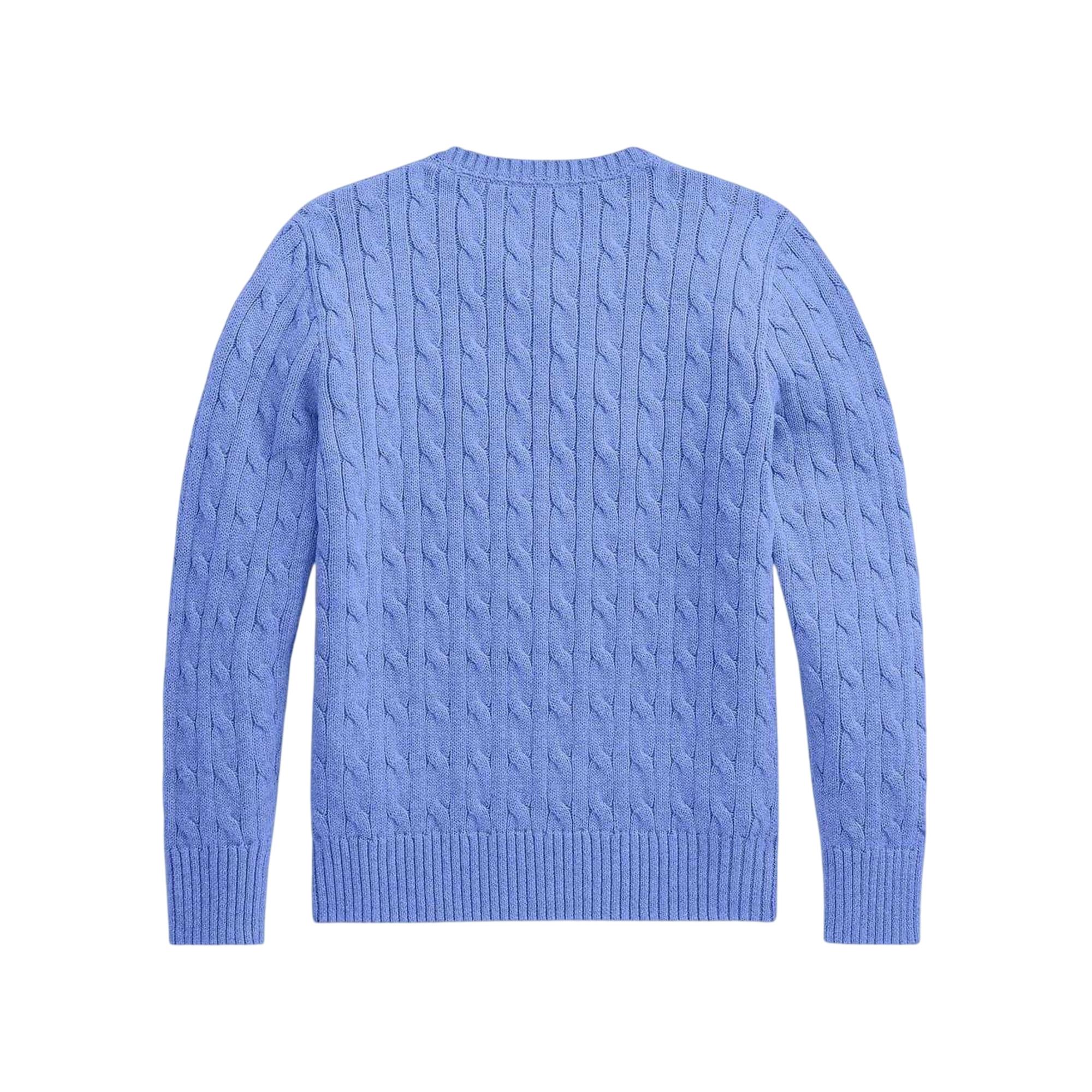 Ralph Lauren Kids Premium Cotton Polo Jumper - Harbor Mist/Island Paradise - 4 Years - Harbor Mist/Island Paradise - 100% Cotton