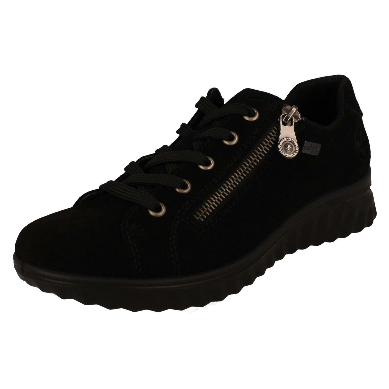 Rieker Women's Black -Tex Water Resistant Casual Shoes 59000 - Uk 5