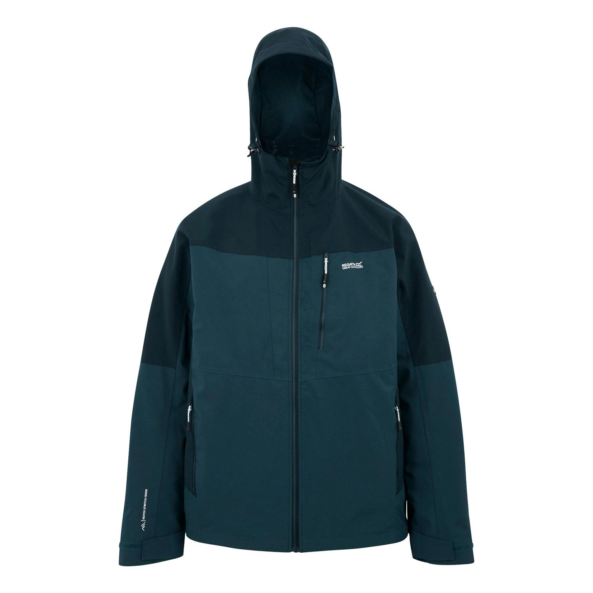 Regatta Men's Wentwood 3 In 1 Jacket - Moonlight Denim/Navy - Moonlight Denim/Navy - Xxl - 100% Mixed