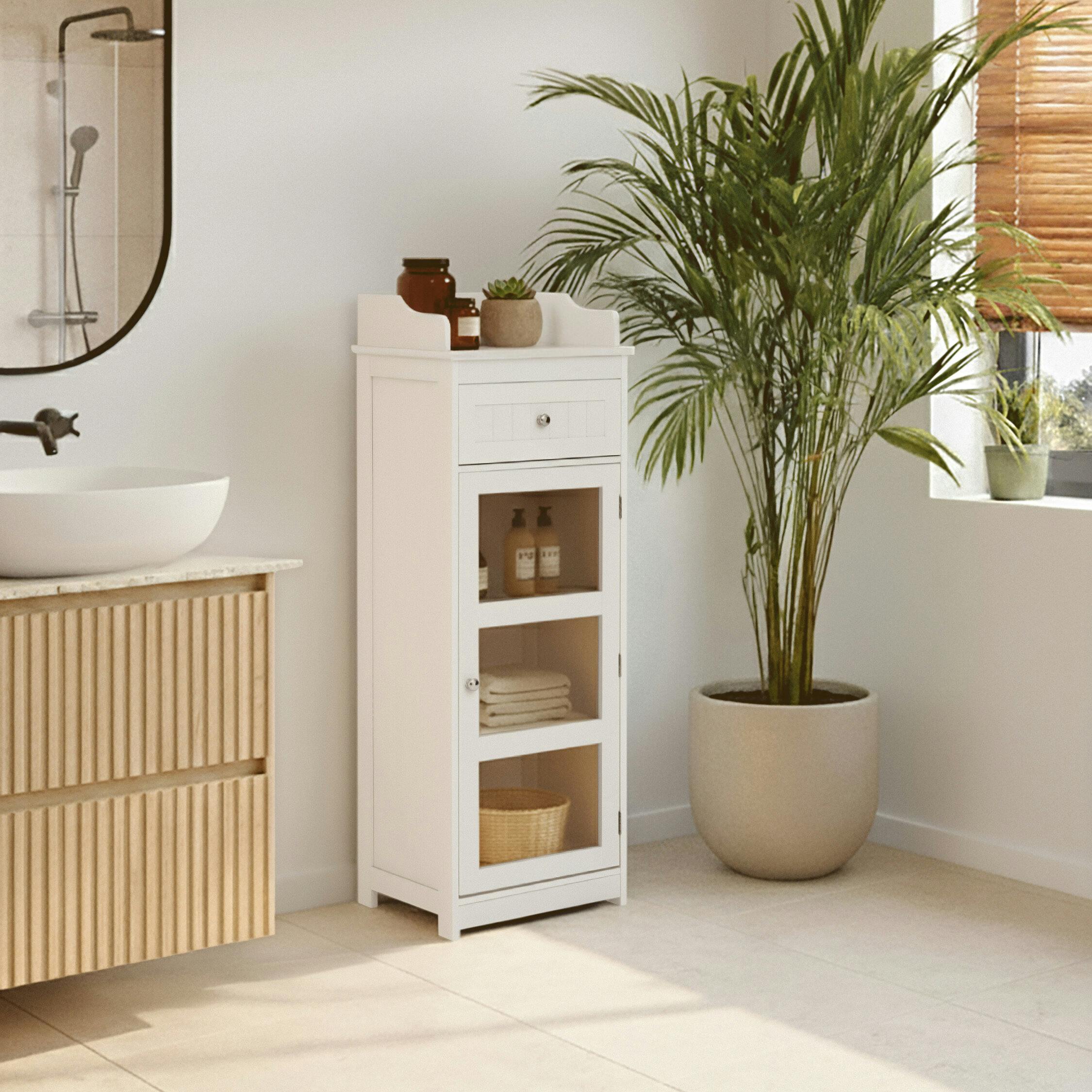 Premier Housewares - Floor Cabinet - White - MDF - Image 3