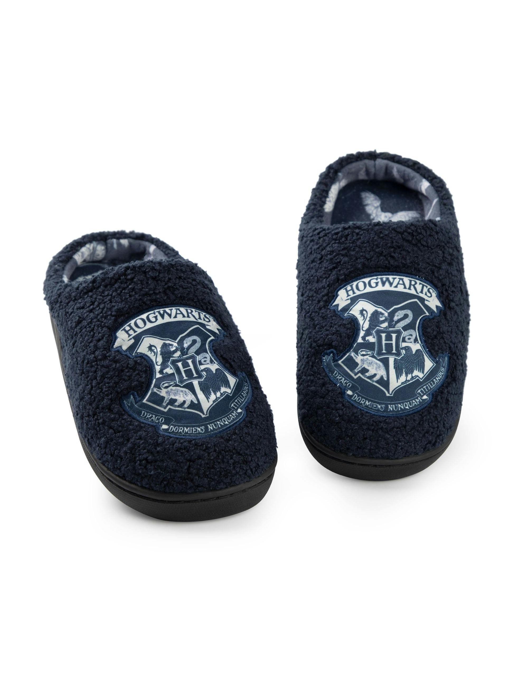 Vanilla Underground Women's Blue Harry Potter Hogwarts Mule Slippers - 5-6 Uk