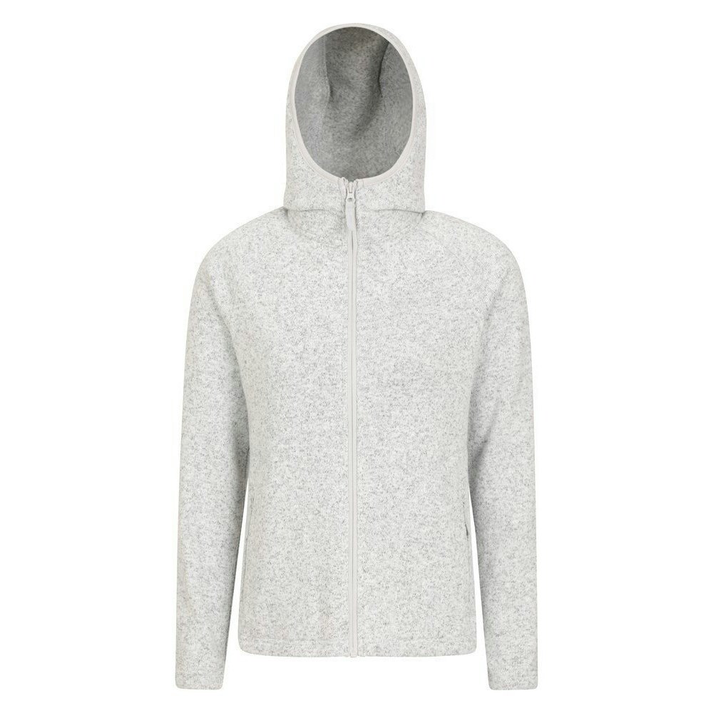 Mountain Warehouse Women's Grey / Nevis Full Zip Hoodie - Size 10 Uk