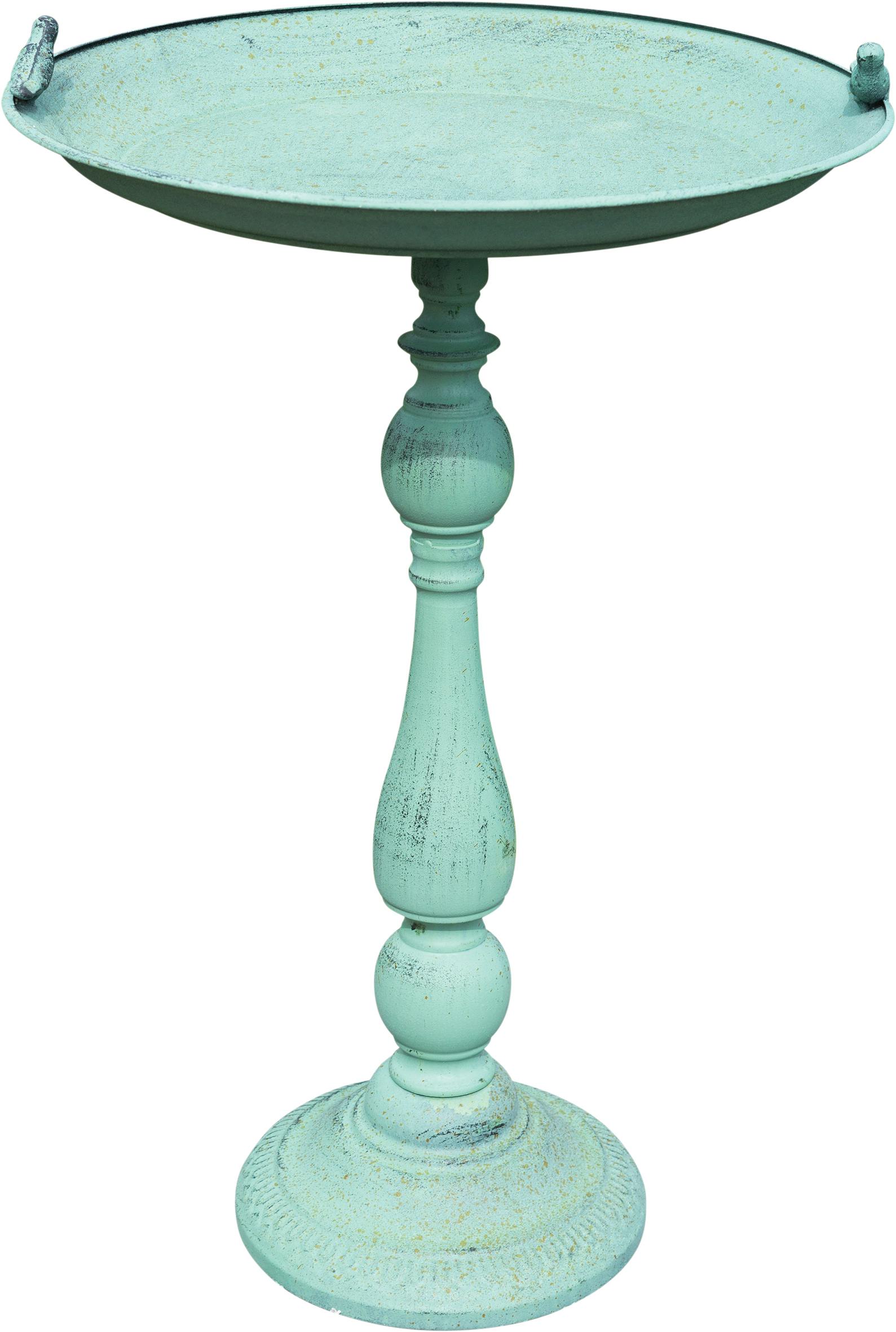 Rackhams Green Ornamental Free Standing, Weather Resistant, Pedestal Style, Easy Assemble Bird Bath