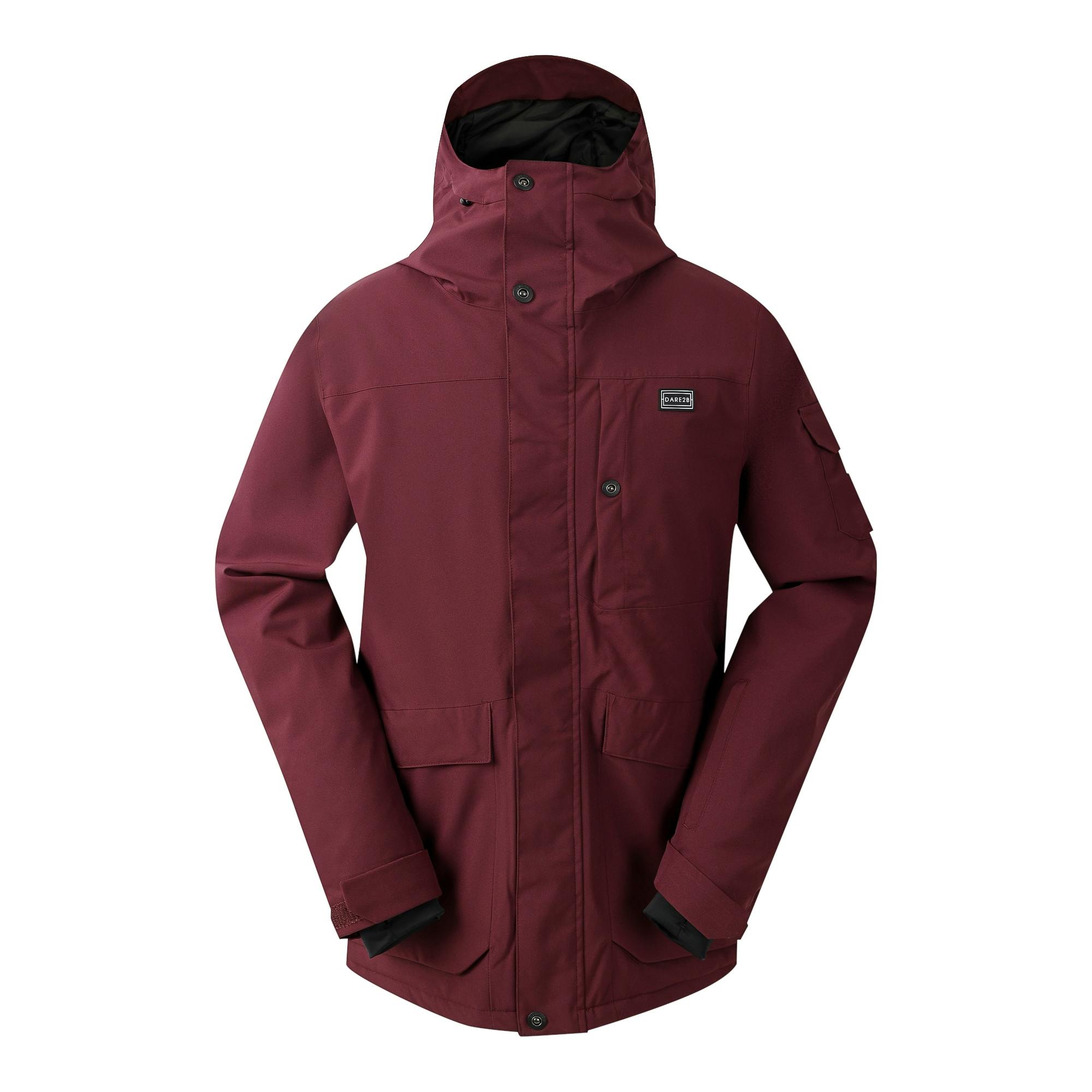 Dare 2B Men's Twin Tip Ski Jacket - Fig - Xl - Fig - 100% Recycled Polyester