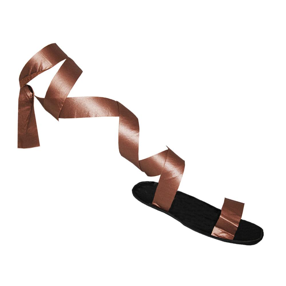 Bristol Novelty Men's Brown Roman Sandals - One Size
