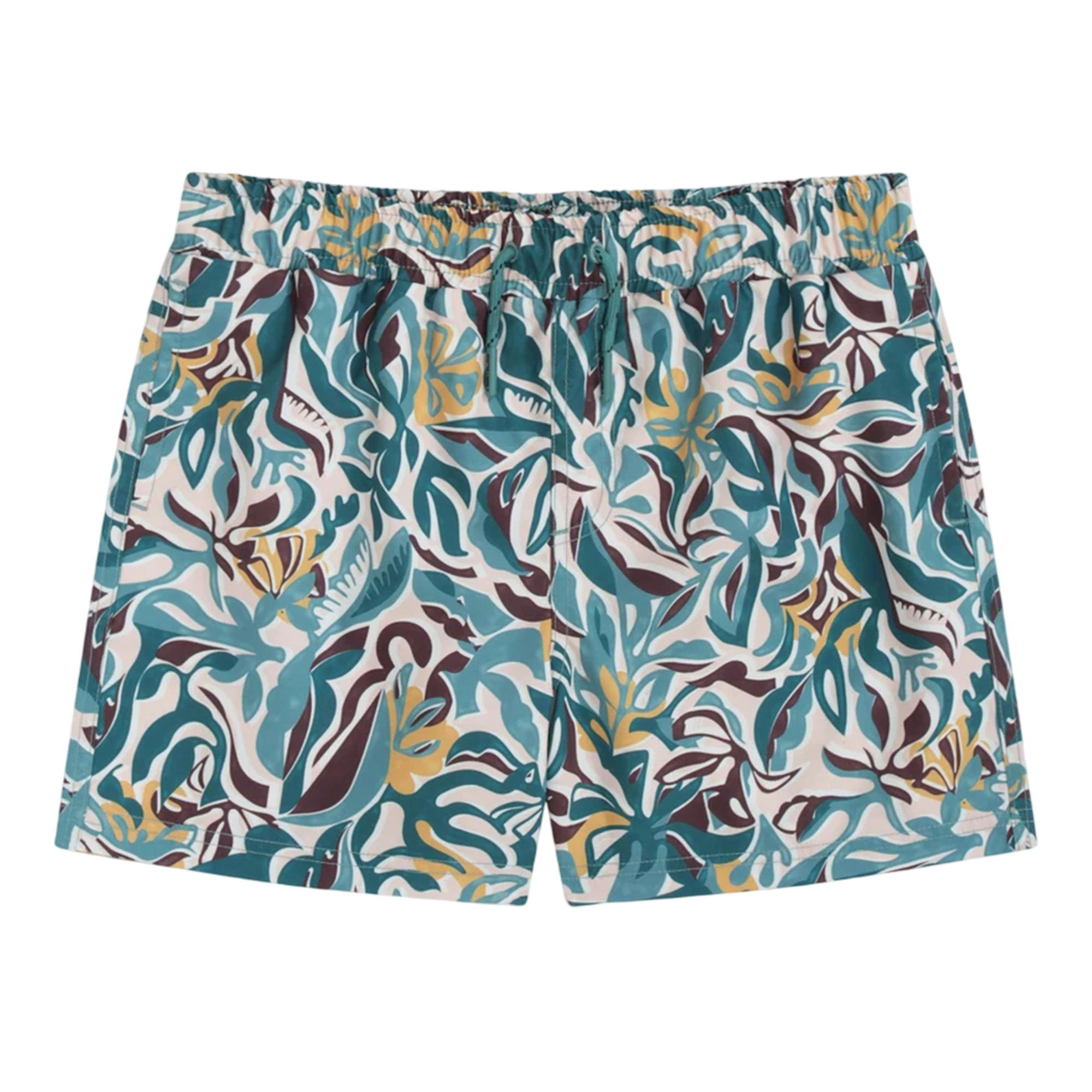 Animal Green Kids Jed Abstract Floral Boardshorts - 13 Years