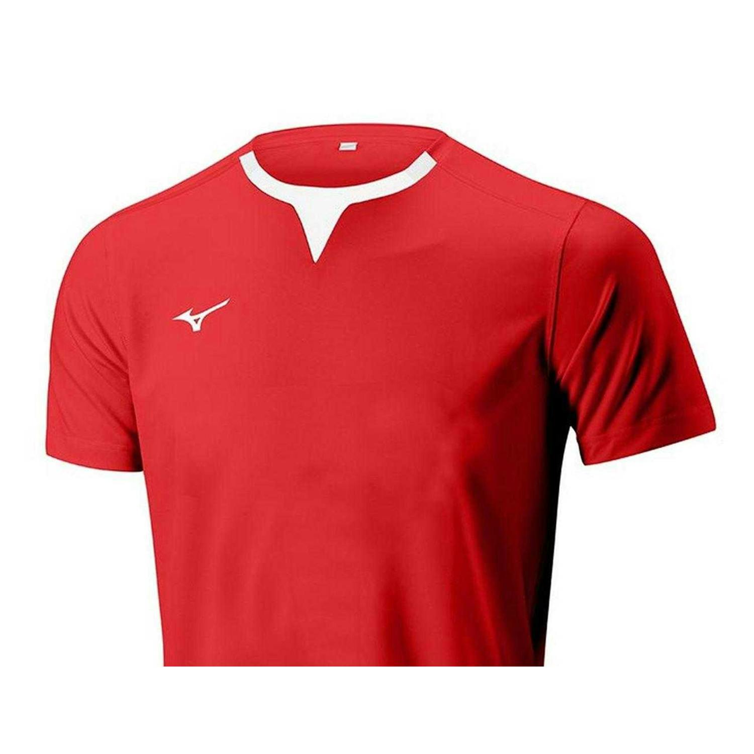 Mizuno Red Kids Training Rugby Shirt - 9-10 Years