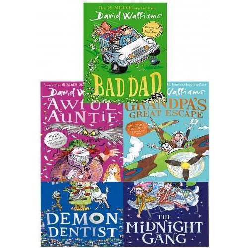 Harpercollins Boys David Walliams 5 Books Set Collection (Series 2)