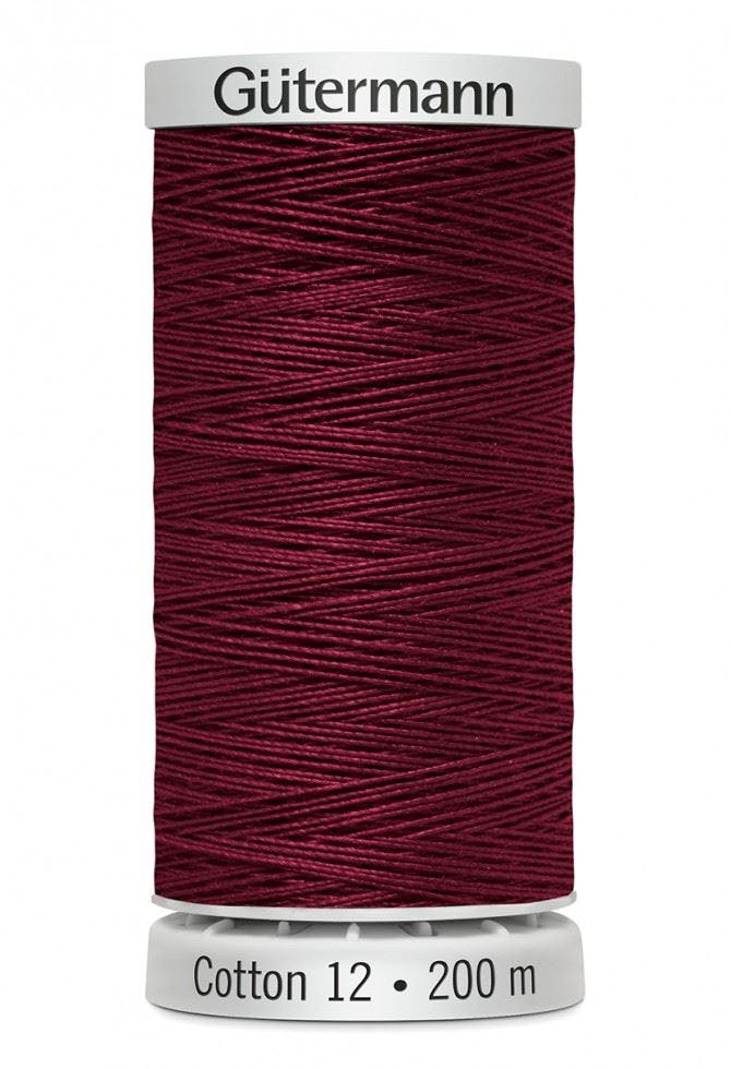 Gutermann No 12 Sulky Cotton Embroidery Thread 200M Cotton Thread Suitable For Embroidery - 1169 - 200 Metres