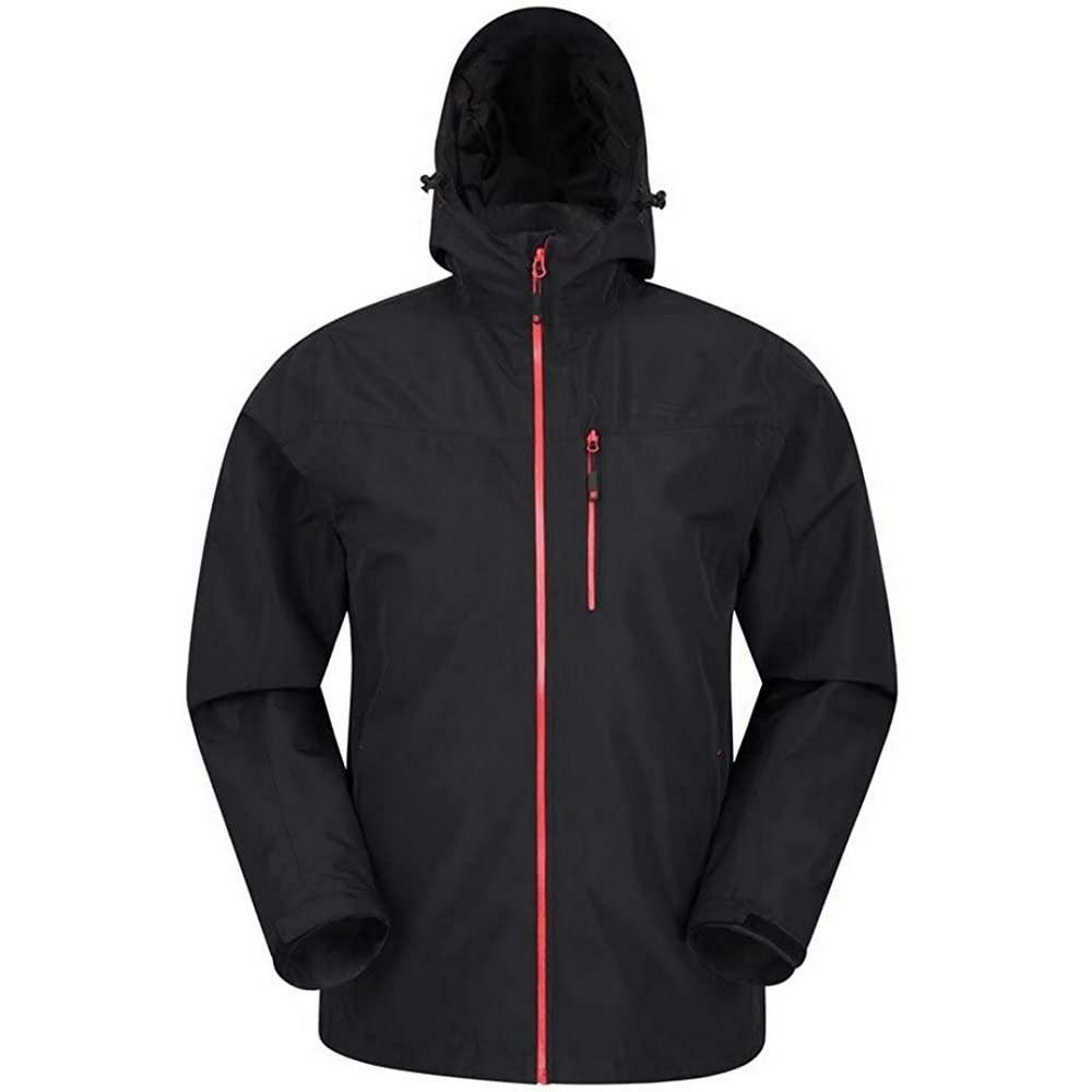 Mountain Warehouse Men's Black Brisk Extreme Waterproof Jacket - 3XL - 100% Polyester