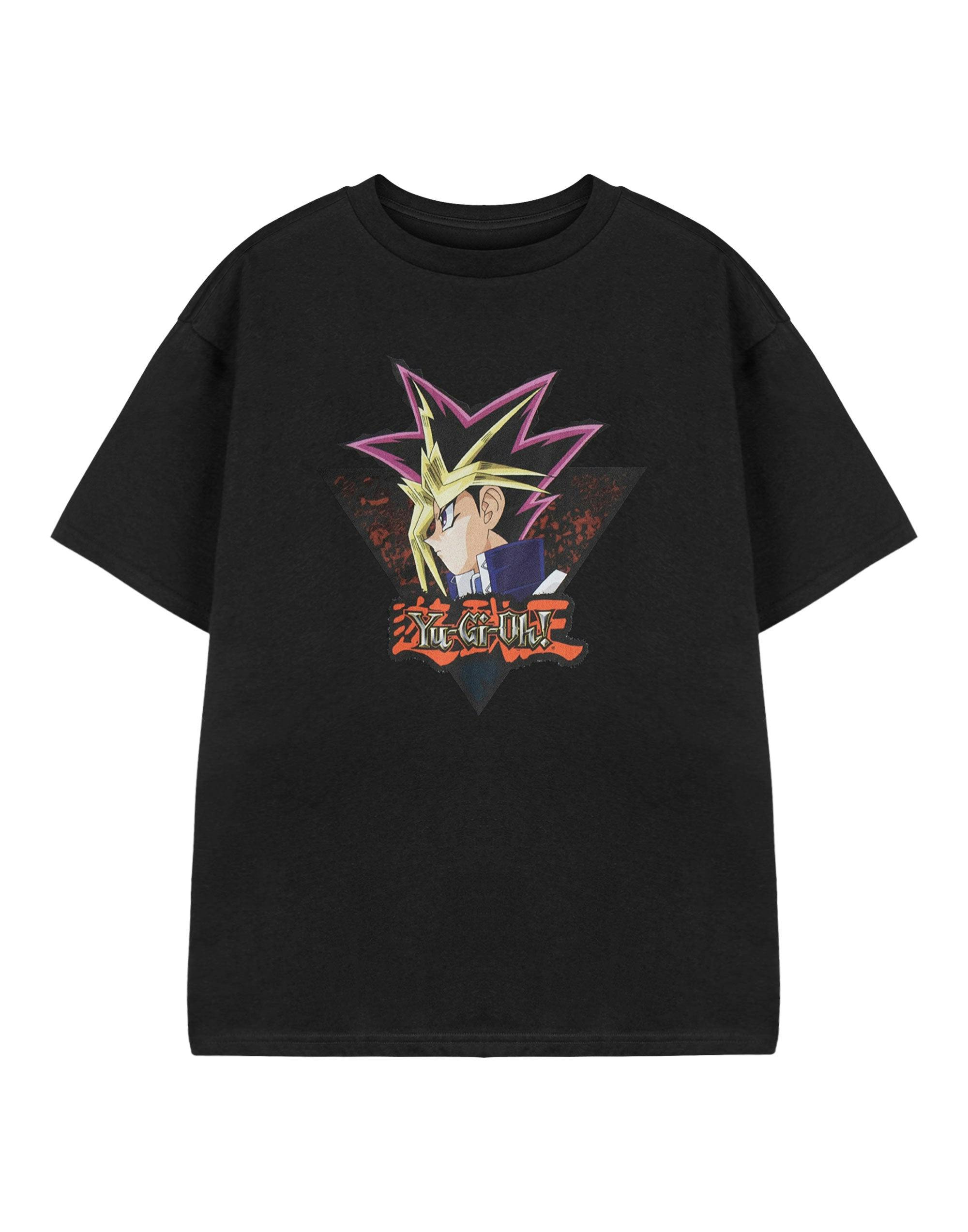 Vanilla Underground Boys Black Yu Gi Oh Yugi Short Sleeved T-Shirt - 3-4 Years