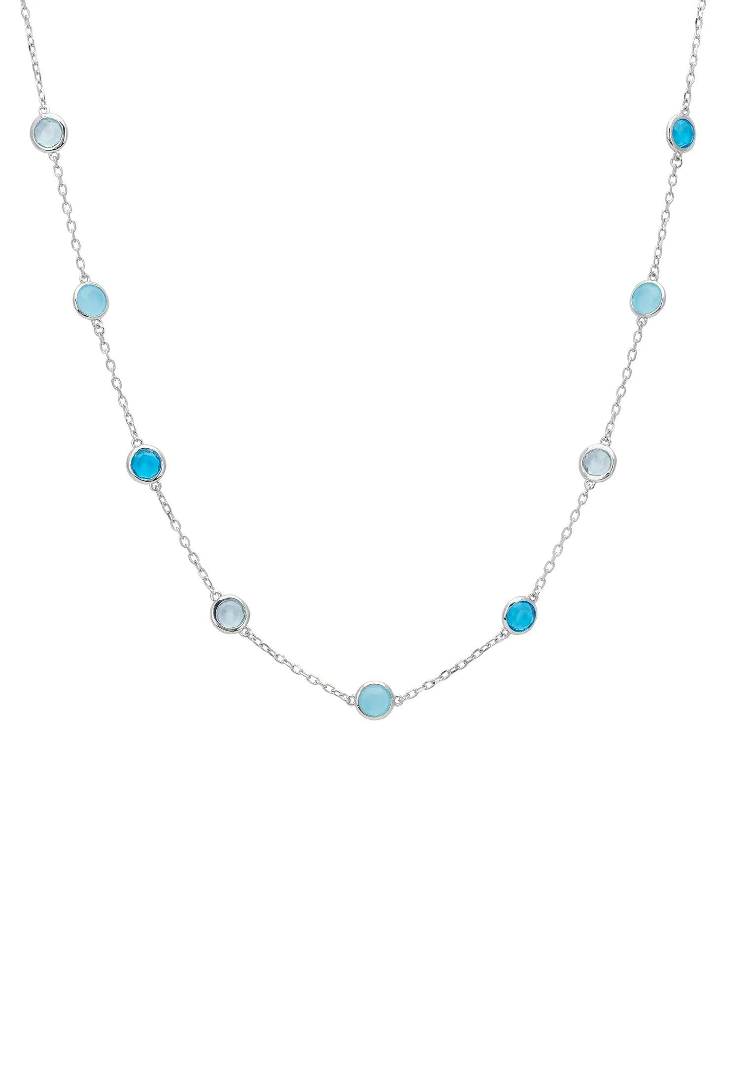 Latelita Silver Sardinia Necklace The Blues