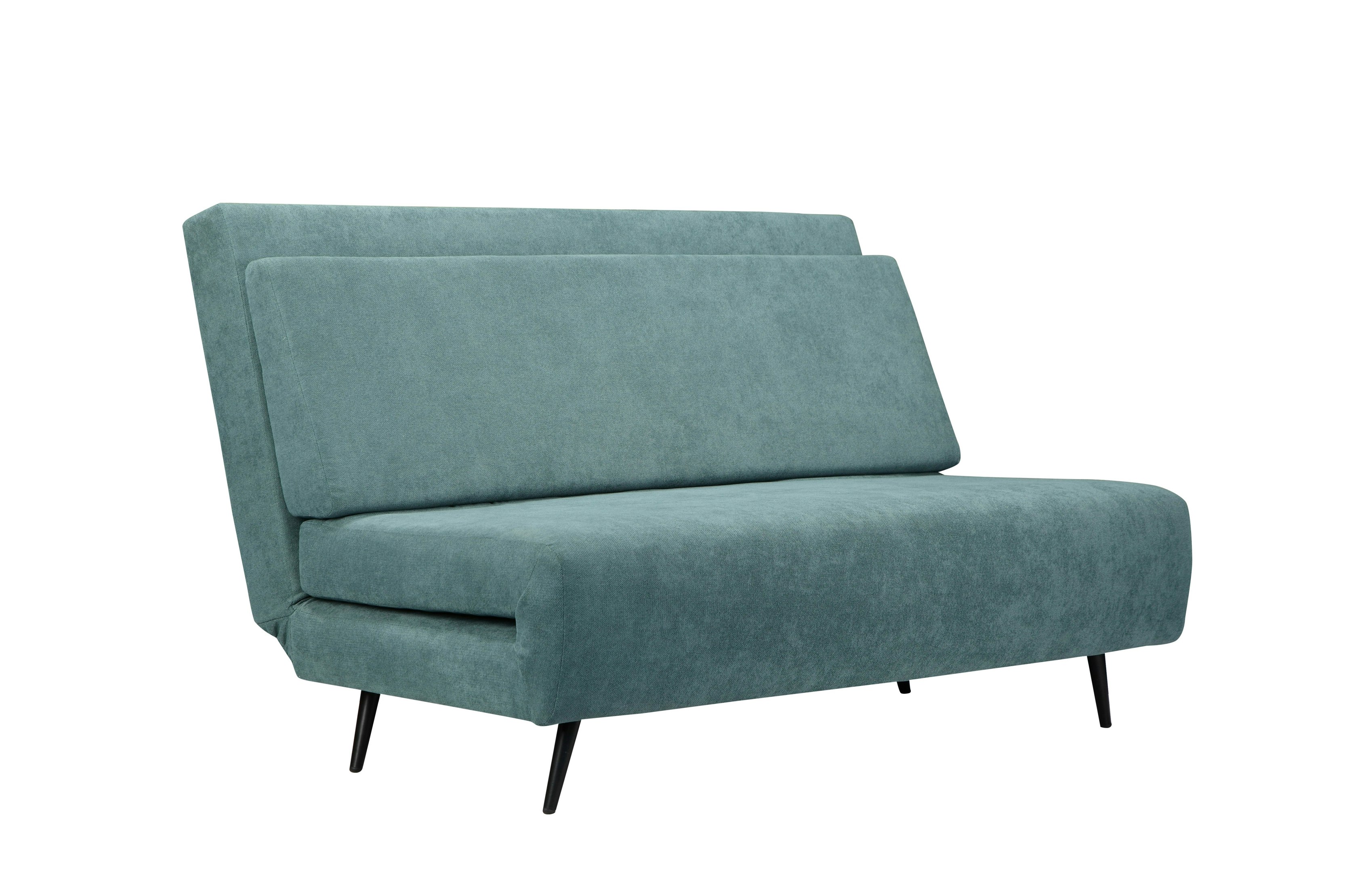 Rackhams Blue Mallory Convertible Sofa Bed Petrol Linen Small