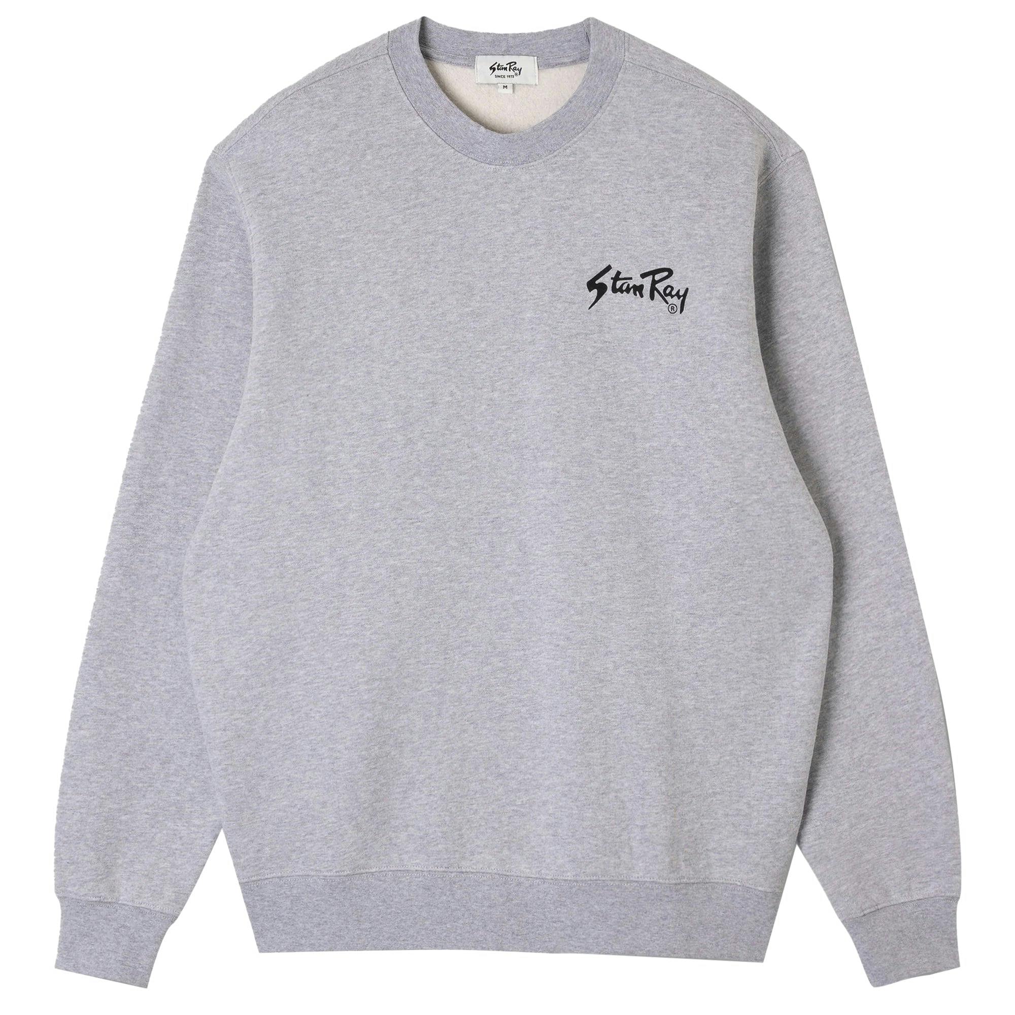 Stan Ray Grey/Black Og Crew Sweat - Heather/ - Small