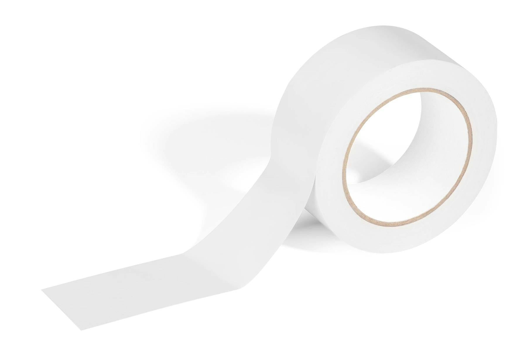 Durable White Duraline Strong Removable Pvc Floor Marking Tape | 50Mm X 33M |