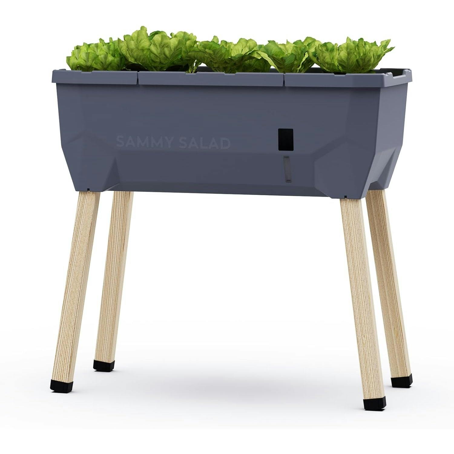 Gusta Garden Anthracite Sammy Salad Raised Bed For Salad Growing - Without Lid
