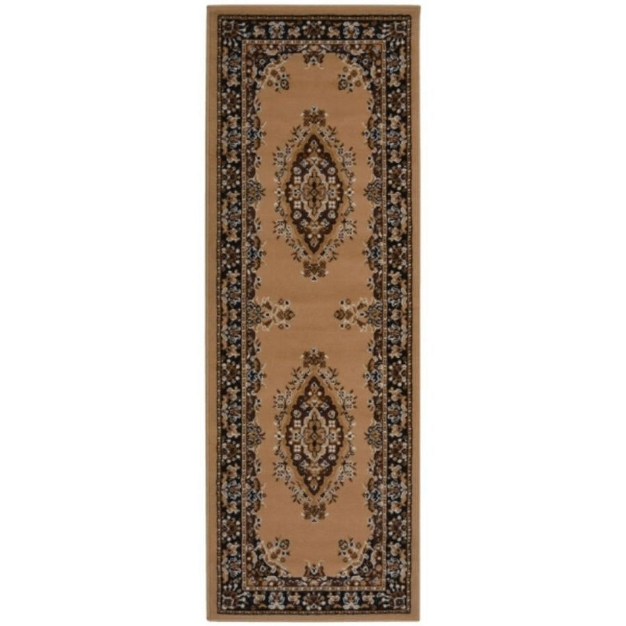 The Rugs Brown Maestro Traditional Rug | 4470 B55 - 67X200 Cm