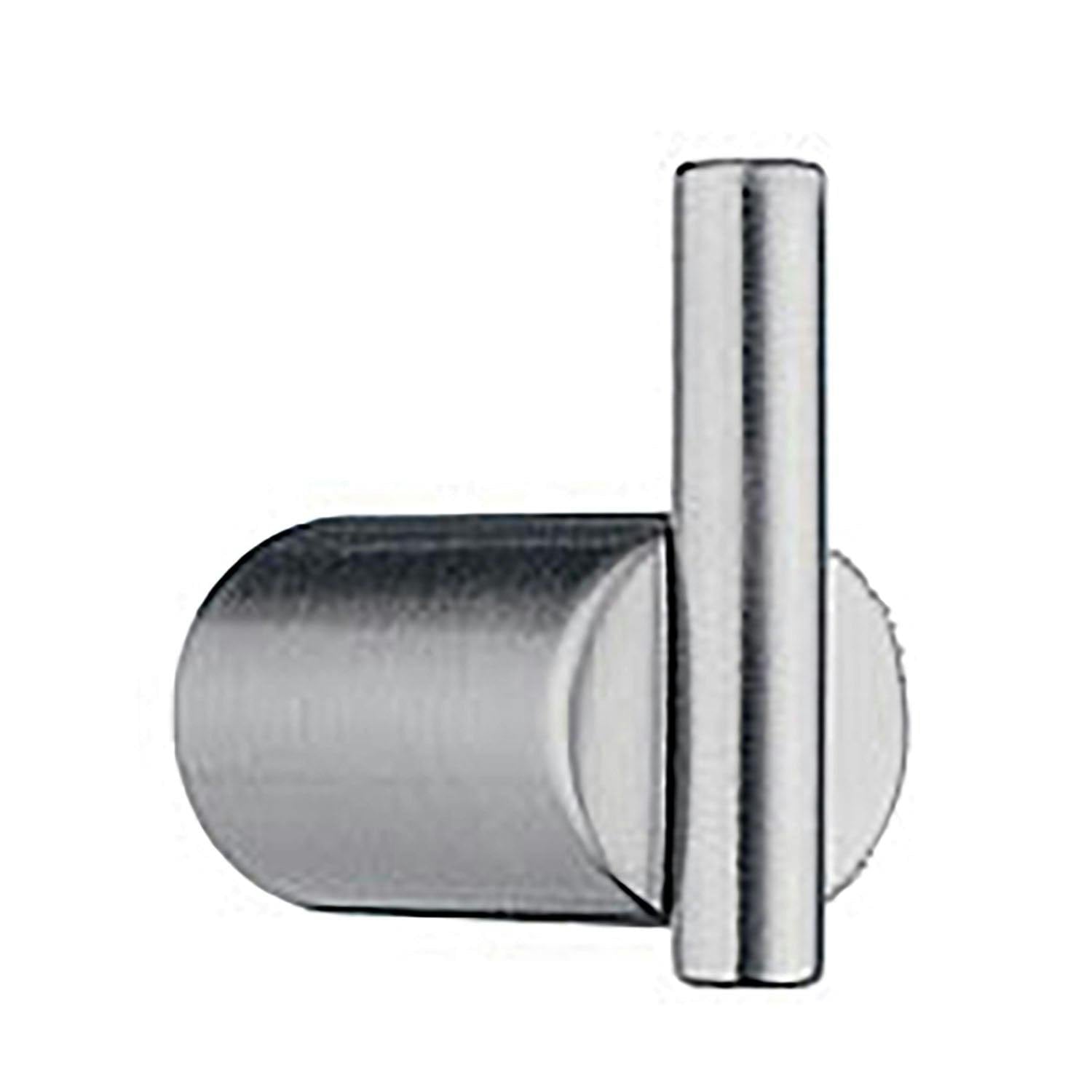 Rackhams Single Hook In Brushed Stainless Steel, Height 30Mm