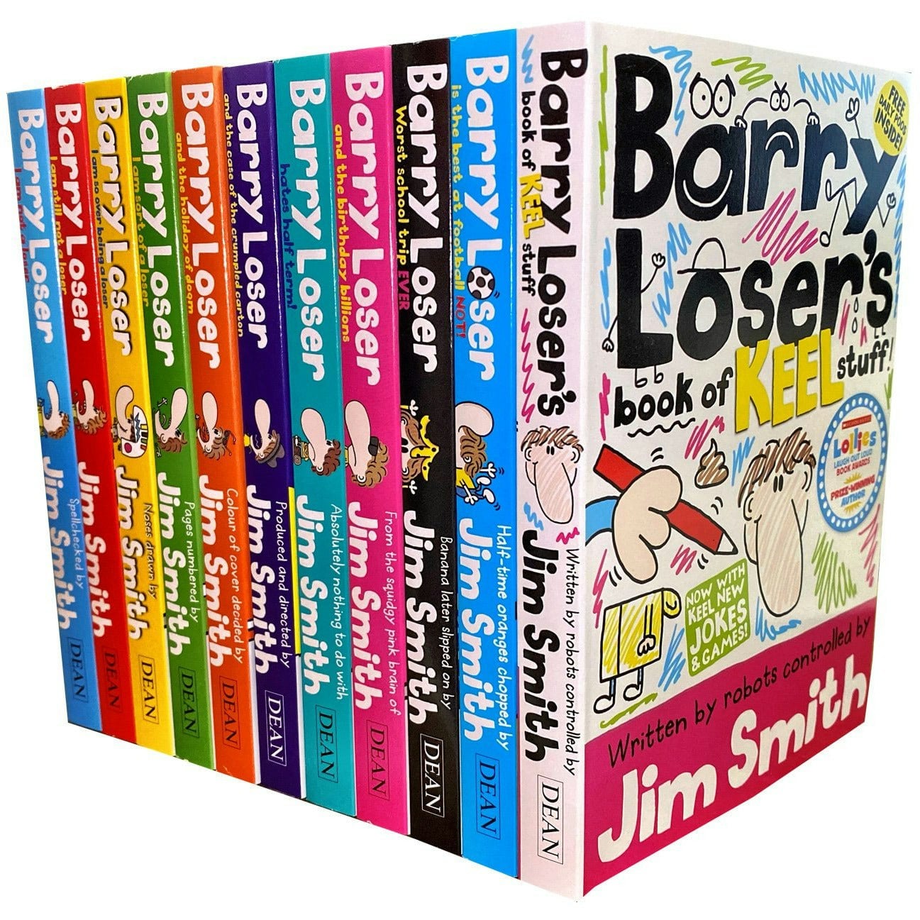 Dean Books Barry Loser 11 Books Collection Set Jim Smith Best At Football Not, Birthday