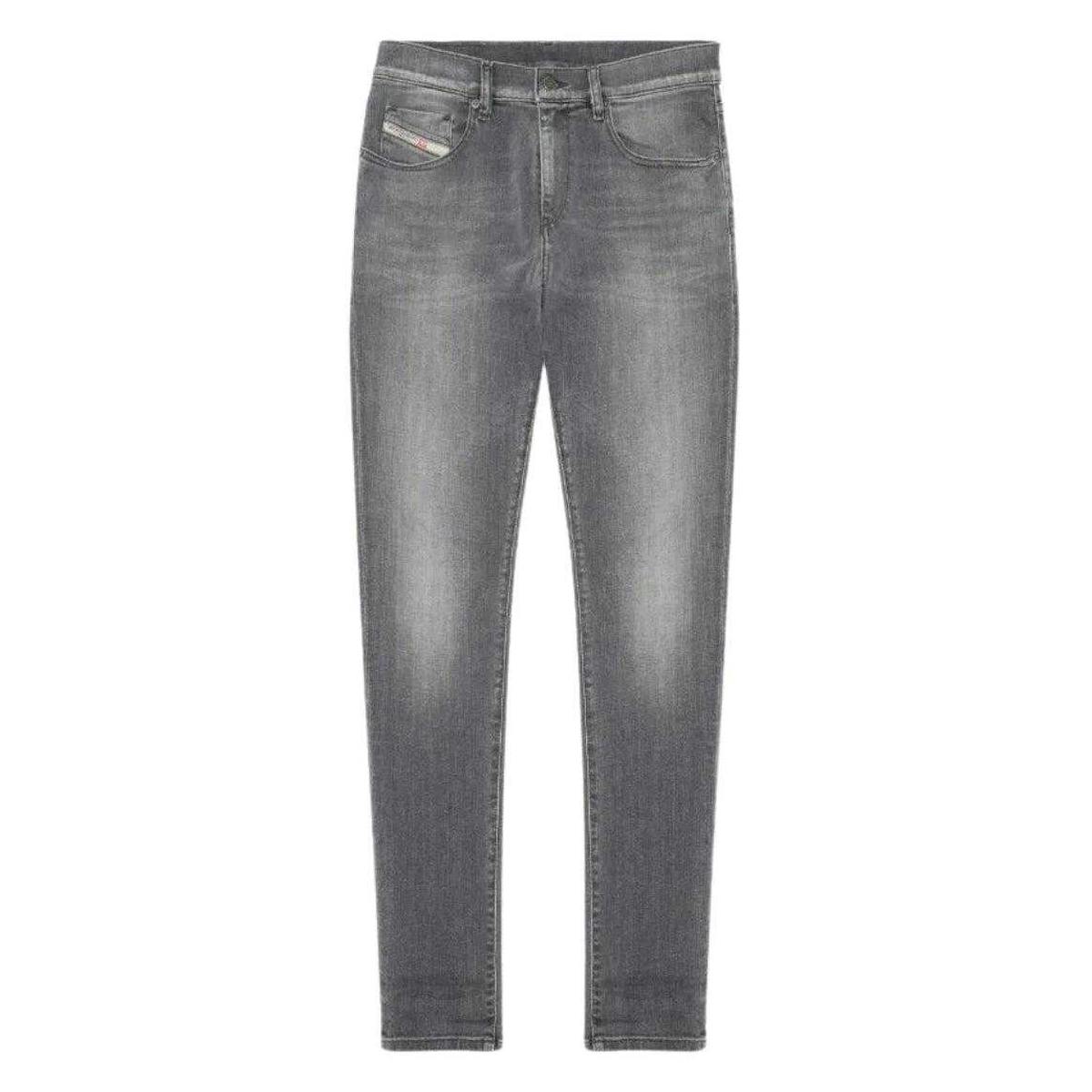 Diesel Men's Grey 2019 D-Strukt Jeans - Wash - Wash - 30R - 94% Cotton/5% Polyester/1% Elastane