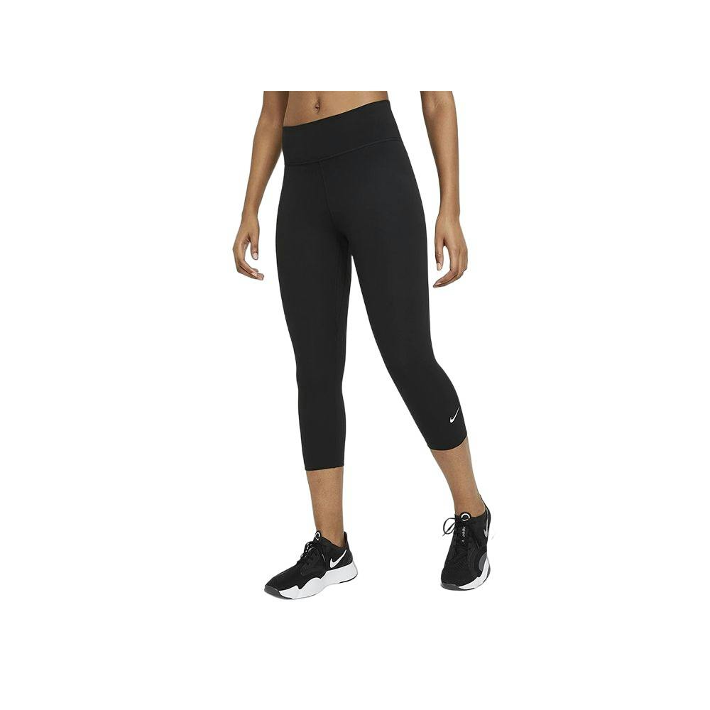 Nike Women's Black Capri Dri-Fit 3/4 Leggings - Xs - 78% Polyester/22% Elastane