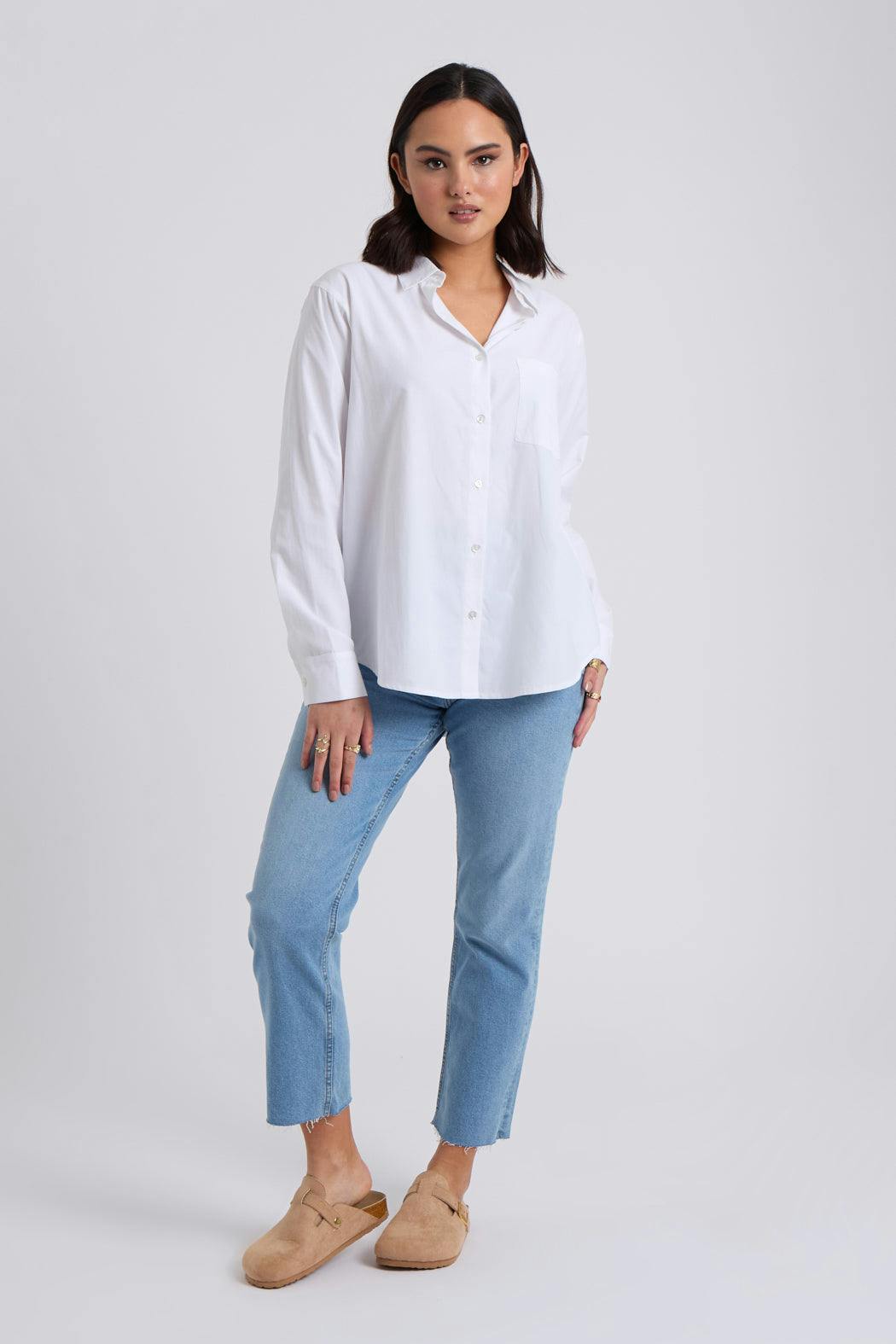 Urban Bliss White Cotton Oversized Shirt - 8