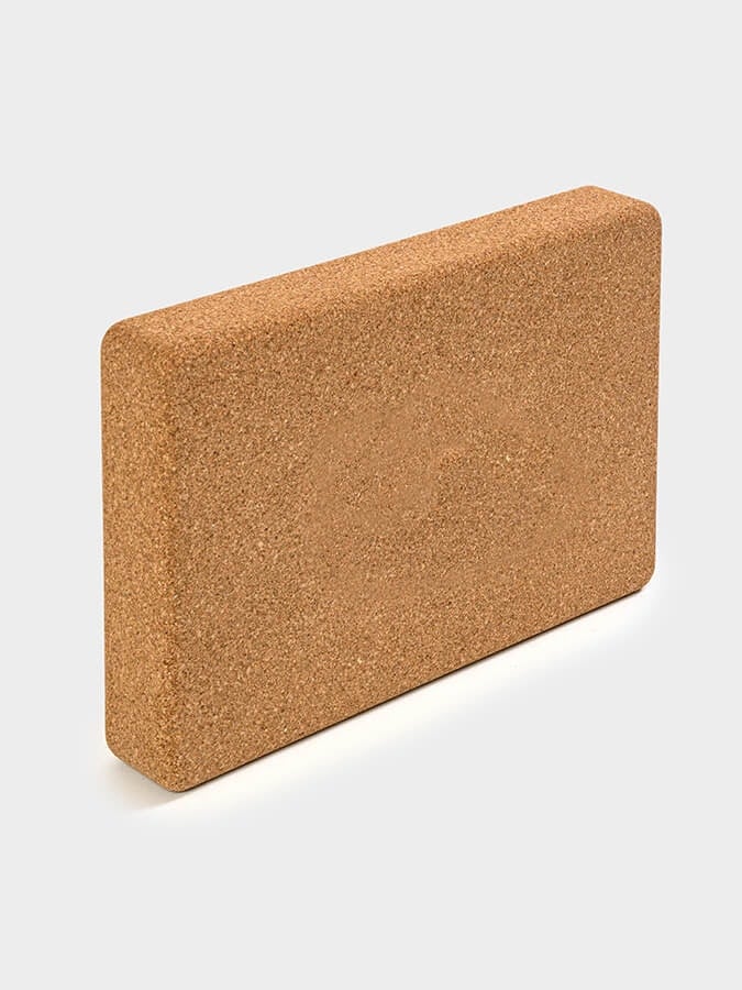 Yoga Studio The Comfortable Cork Flat Yoga Block ()