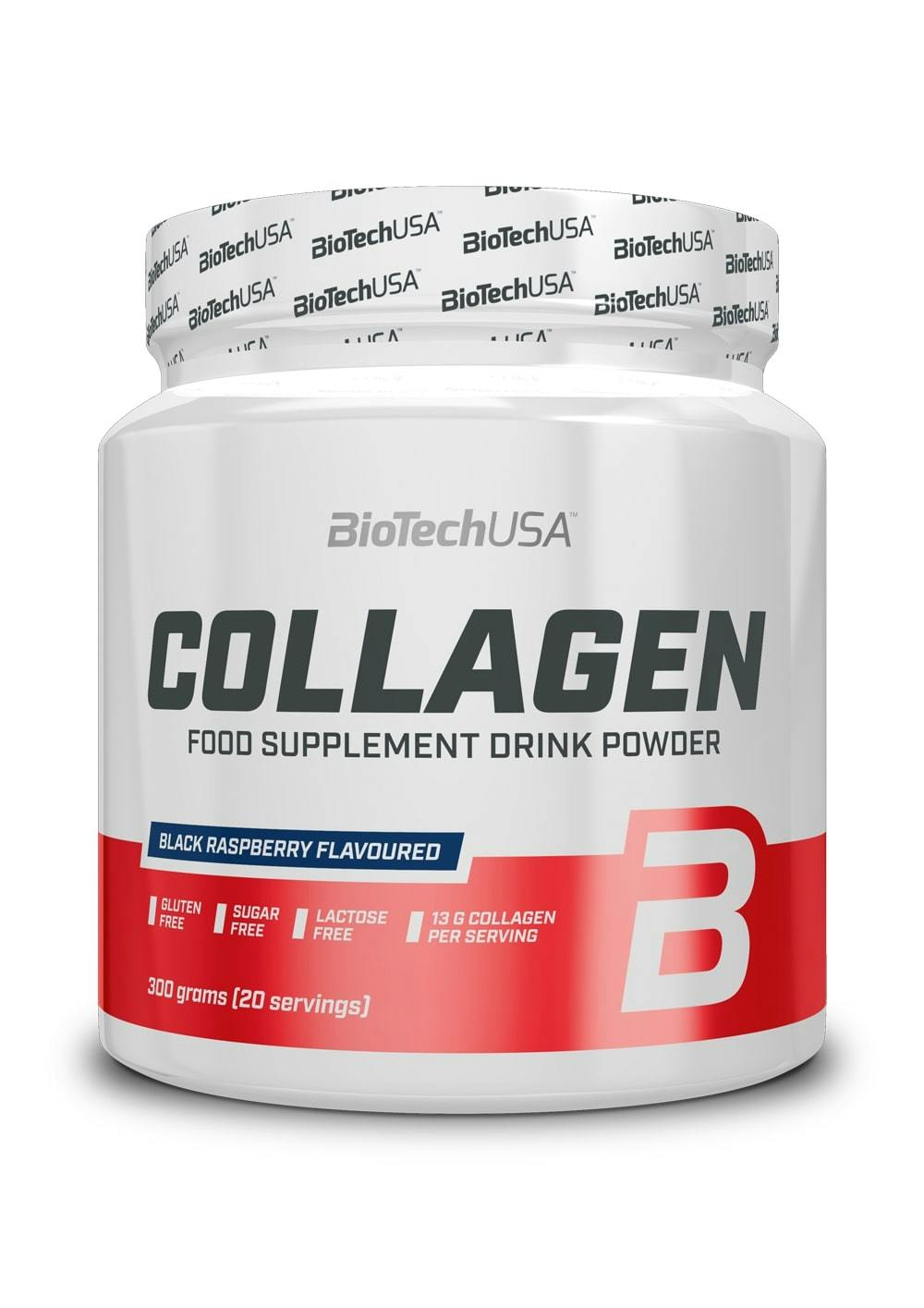 Biotechusa Black Collagen – 300 Grams - Raspberry - Image 4