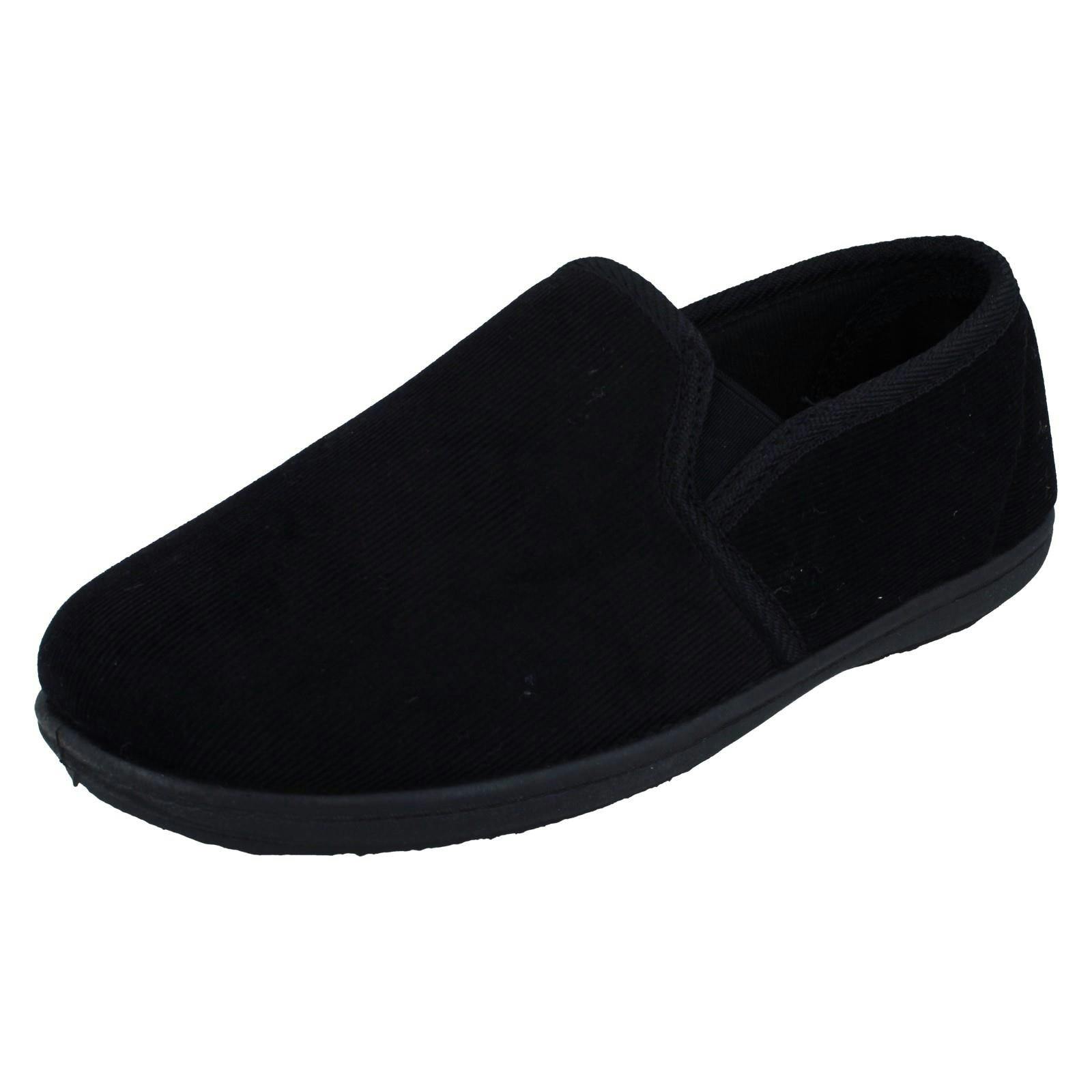 Padders Men's Black Full Slippers Edward - Uk 9