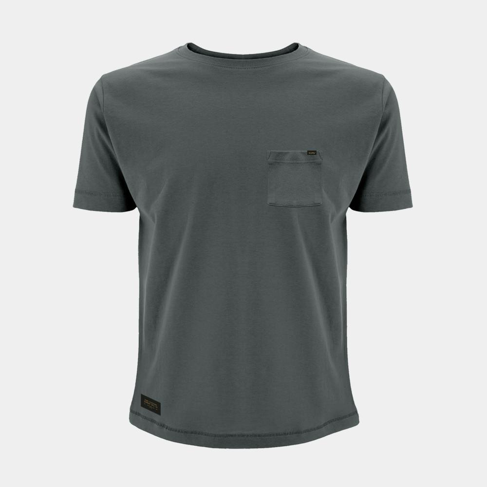 Kumu Grey Heavyweight Pocket Tee Slate - 4XL
