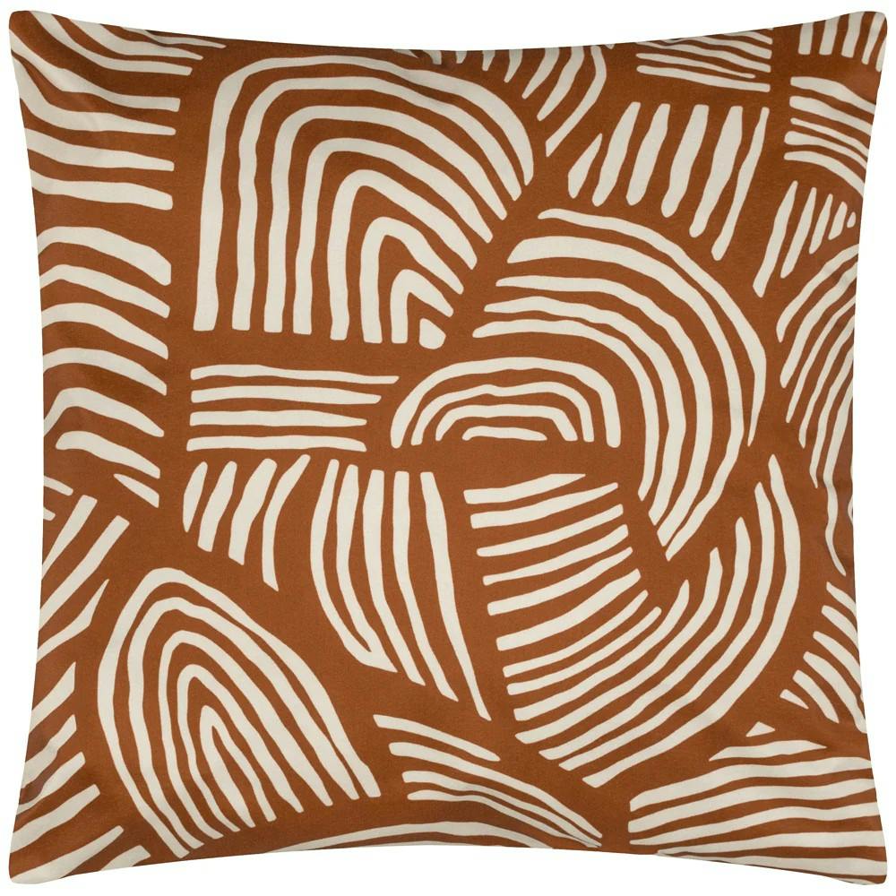 Furn Dunes Outdoor Cushion Cover - Brick - 43Cm X 43Cm - Brick - 100% Polyester