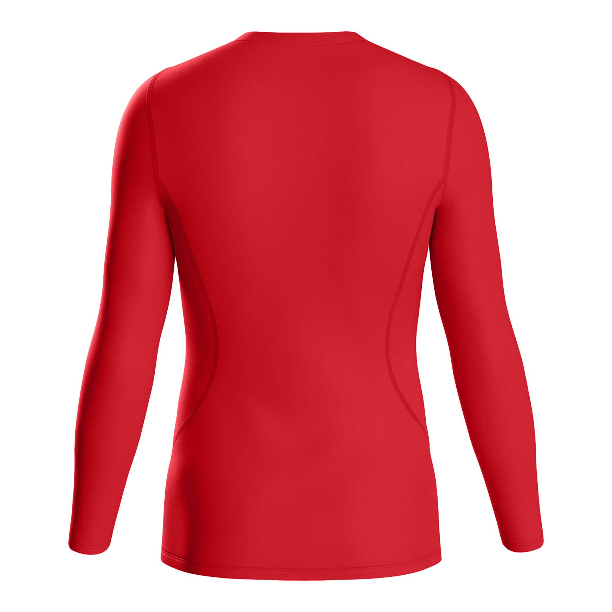 Umbro Men's Core Long-Sleeved Base Layer Top - Vermillion - Xxl - Vermillion - 97% Polyester/3% Elastane