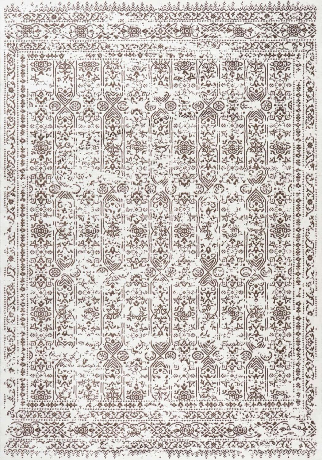 Rackhams Cream/Brown Montana Rug | 3716 - 200X290 Cm